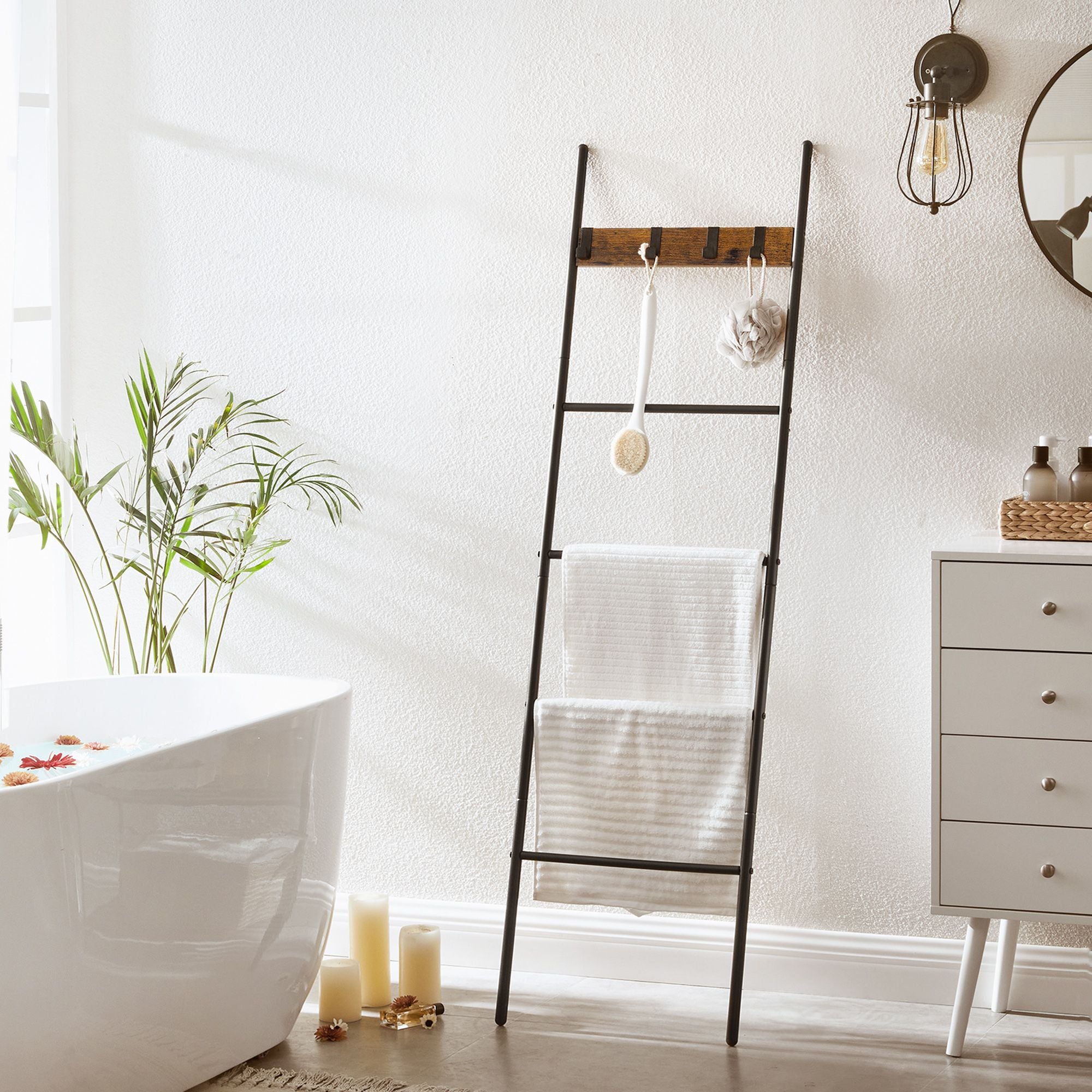 5-Tier Blanket Ladder Shelf