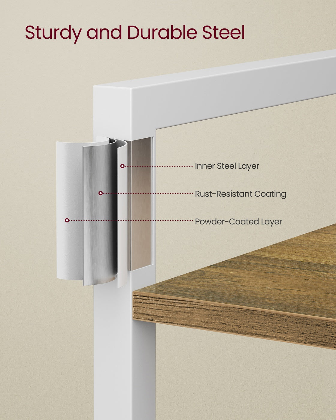 6-Tier Bookshelf