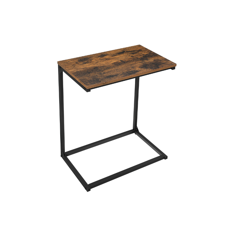 C Shape End Table for Couch or Sofa