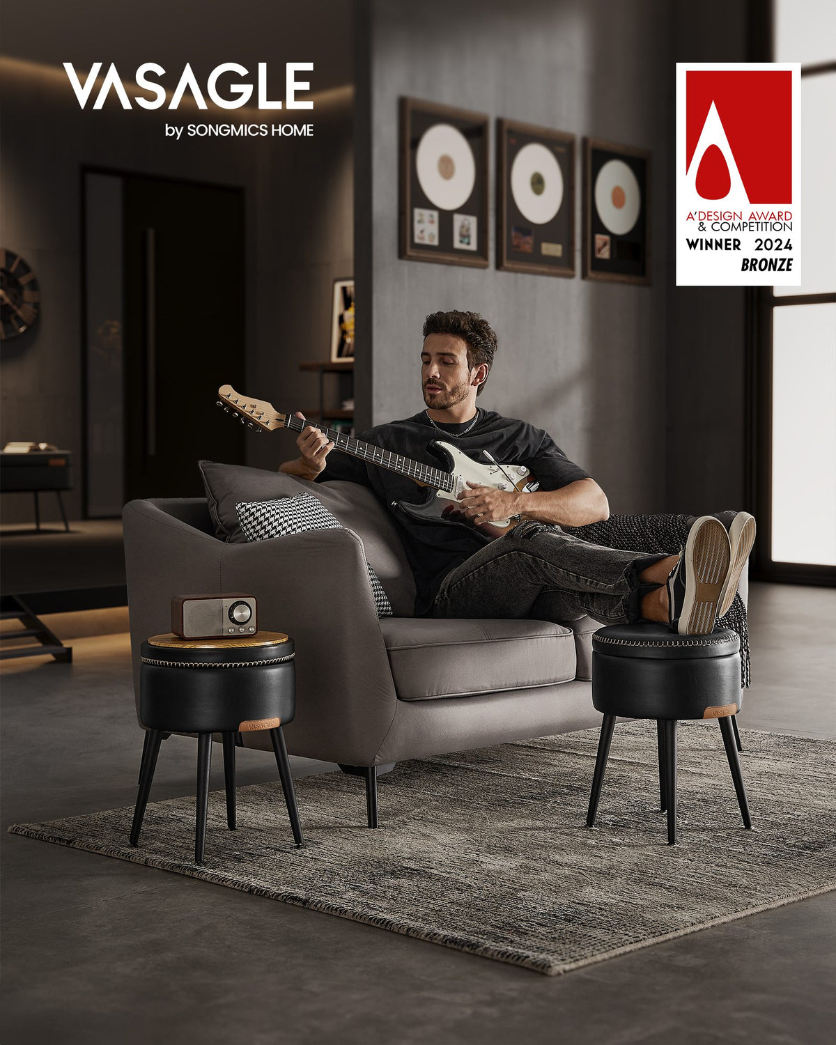 EKHO Collection - Storage Ottoman