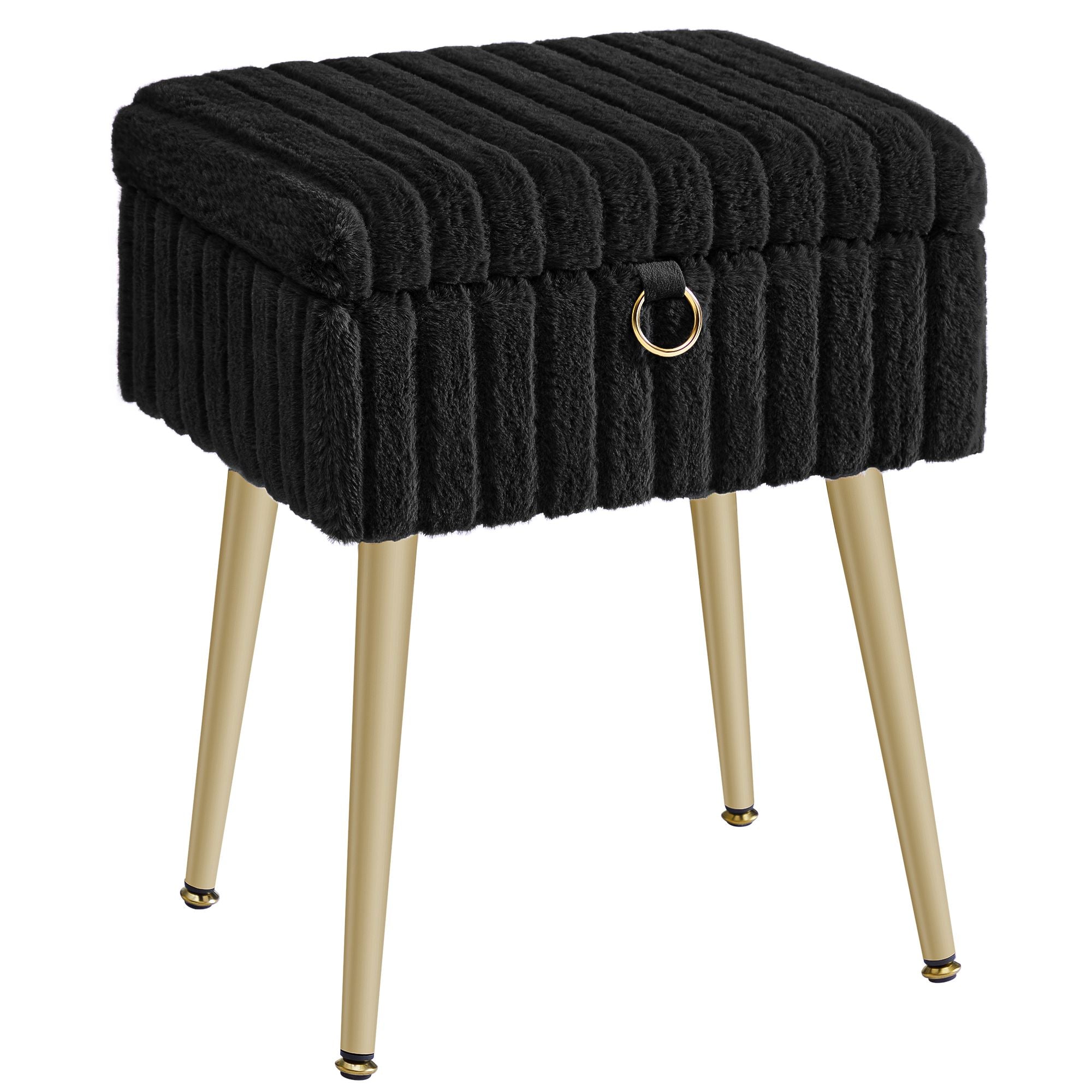 Vanity Stool - Black