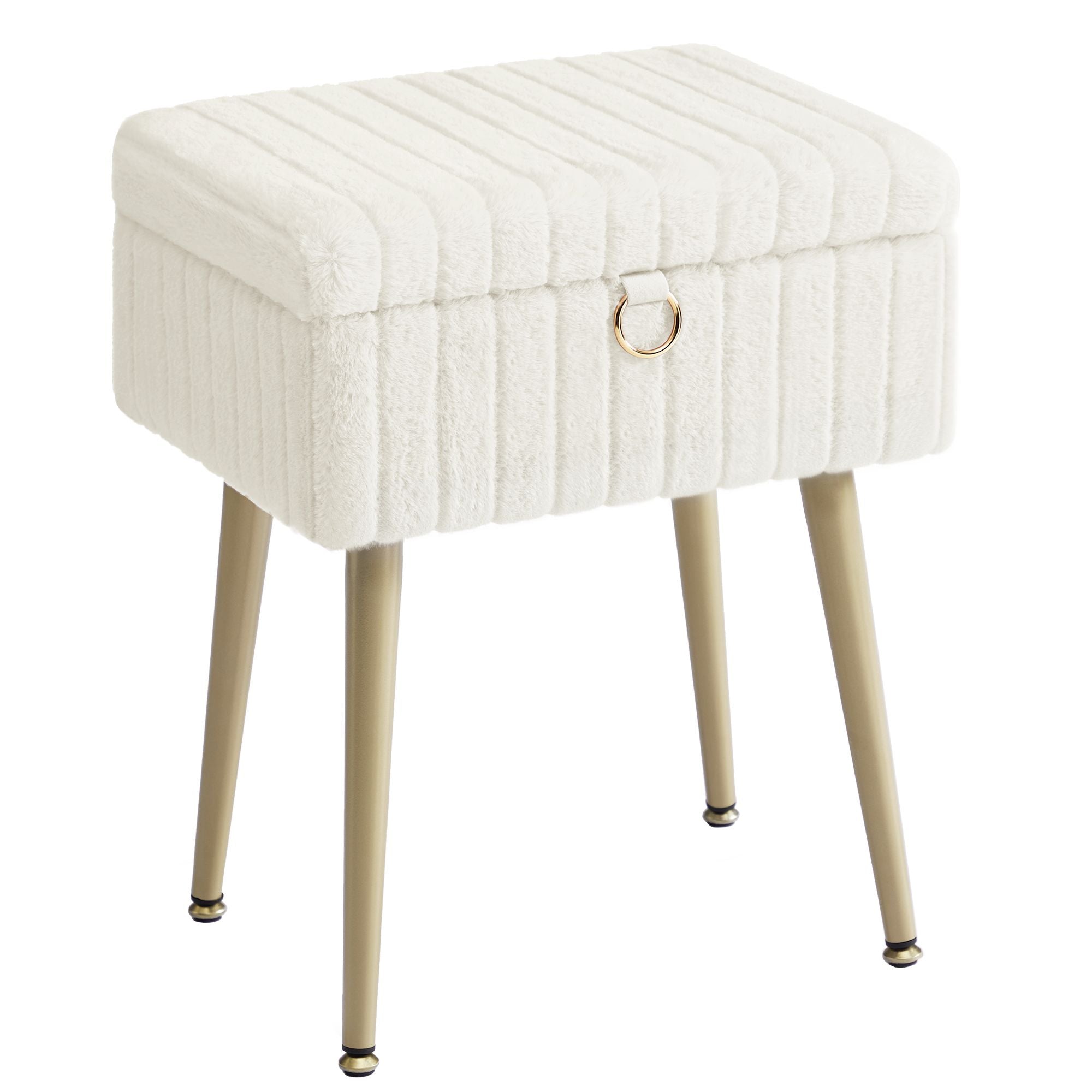 Vanity Stool - White