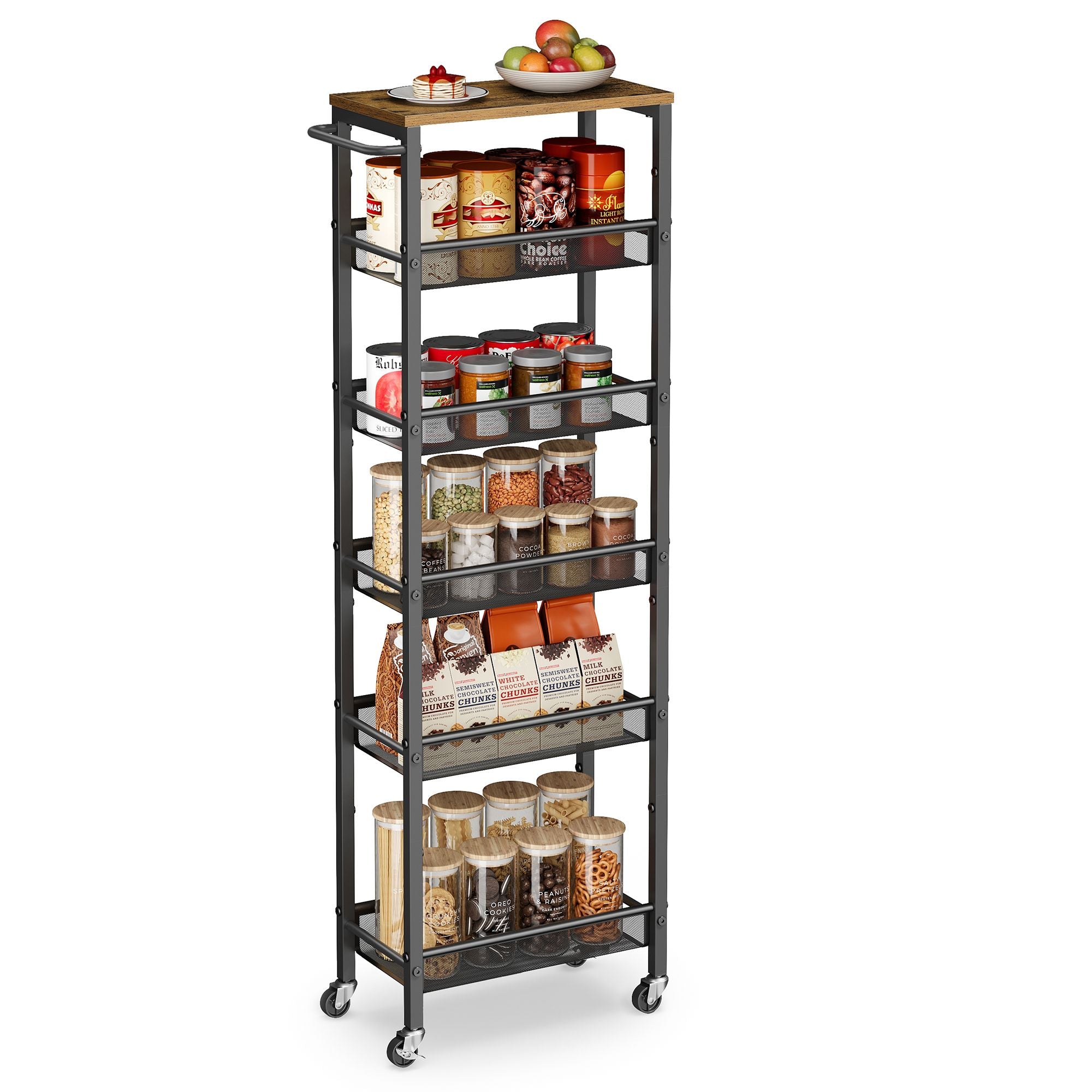 Slim Storage Cart - Wide
