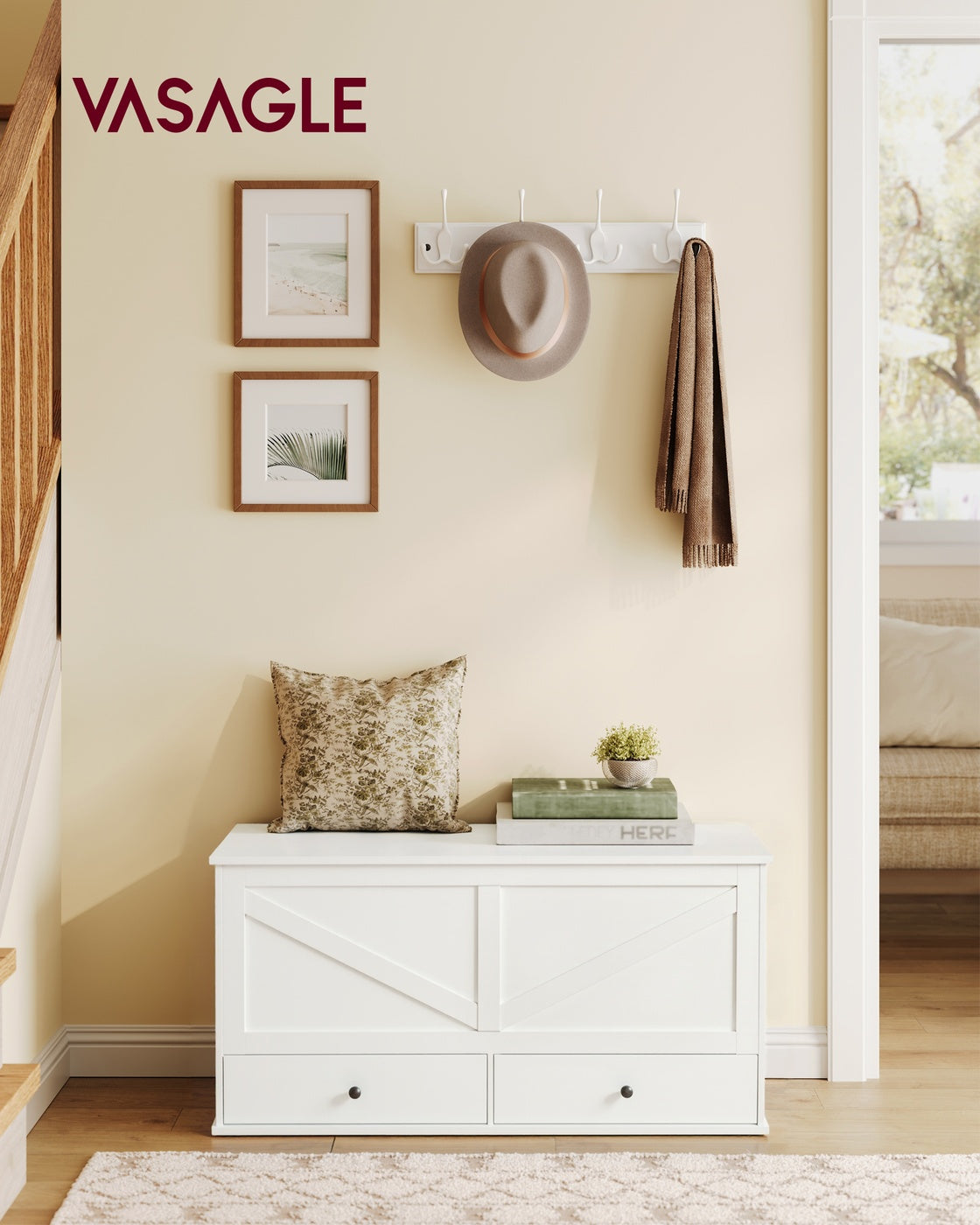Farmhouse Storage Bench