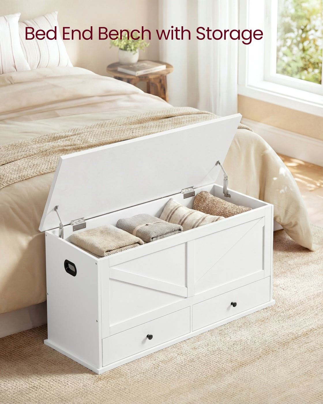 Farmhouse Storage Bench
