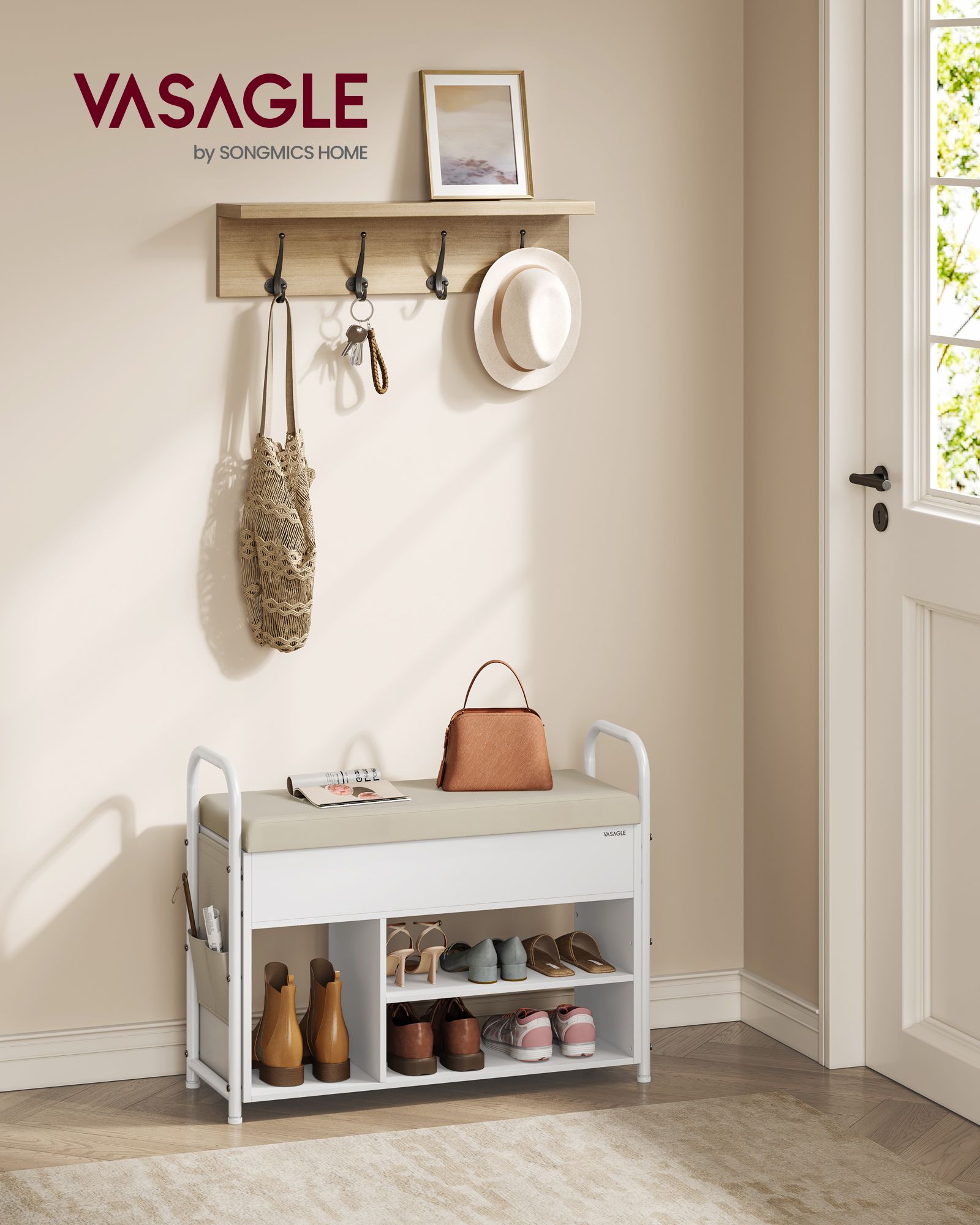 Shoe Bench - Shoe Rack - Entryway Furniture