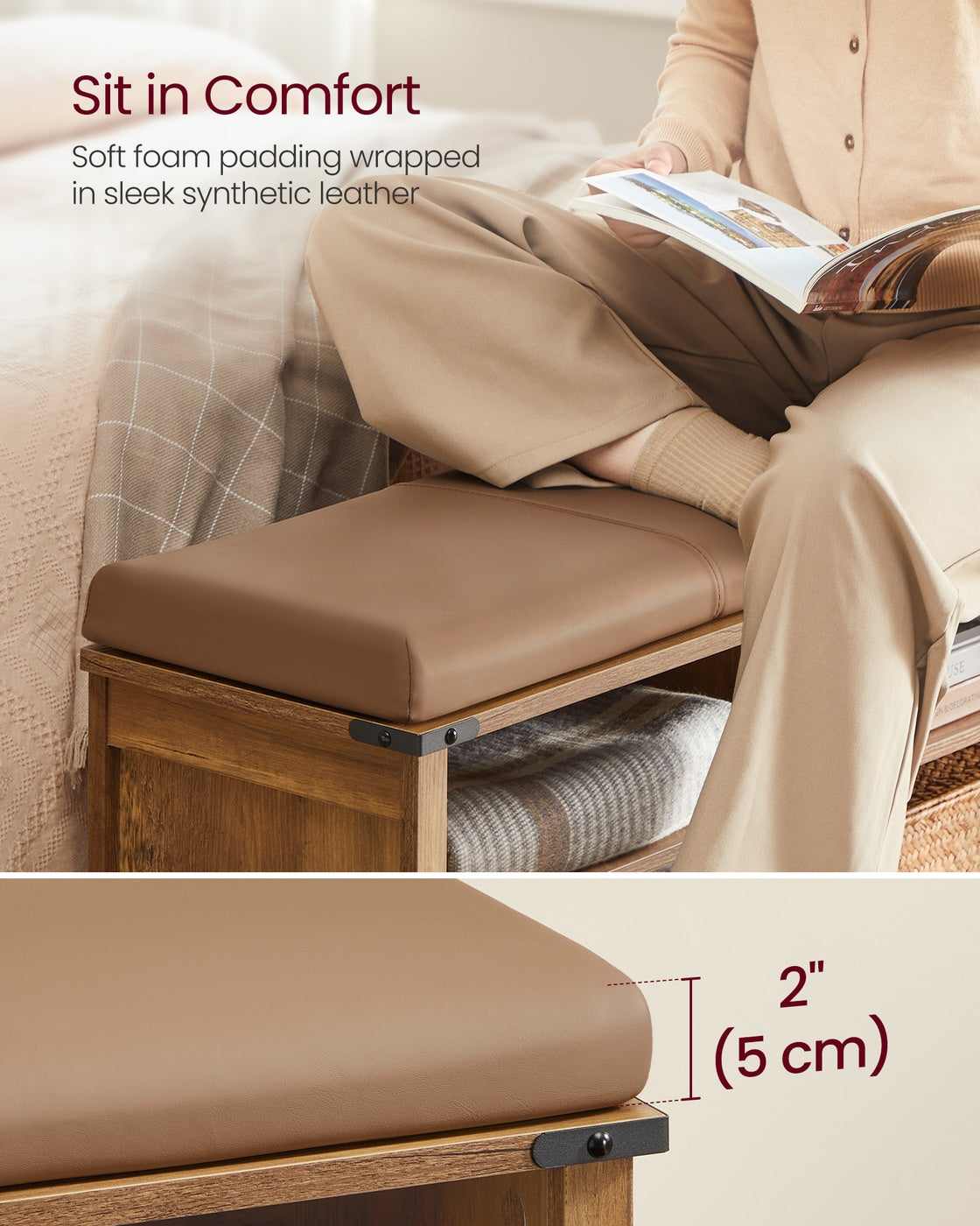 Shoe Storage Bench