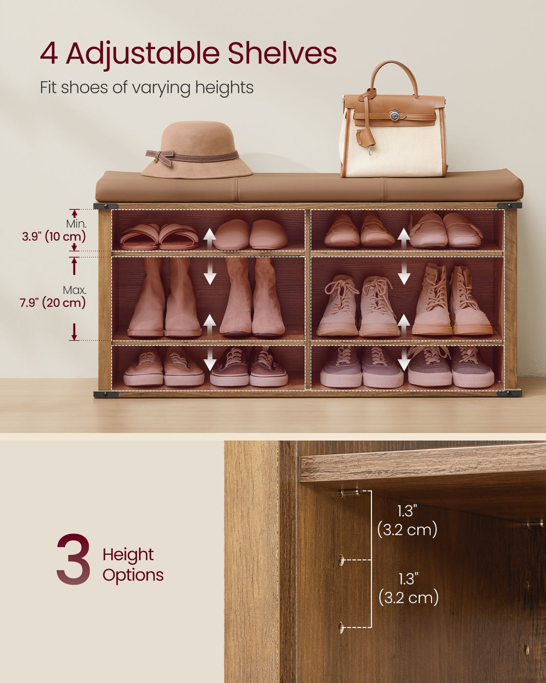 Shoe Storage Bench