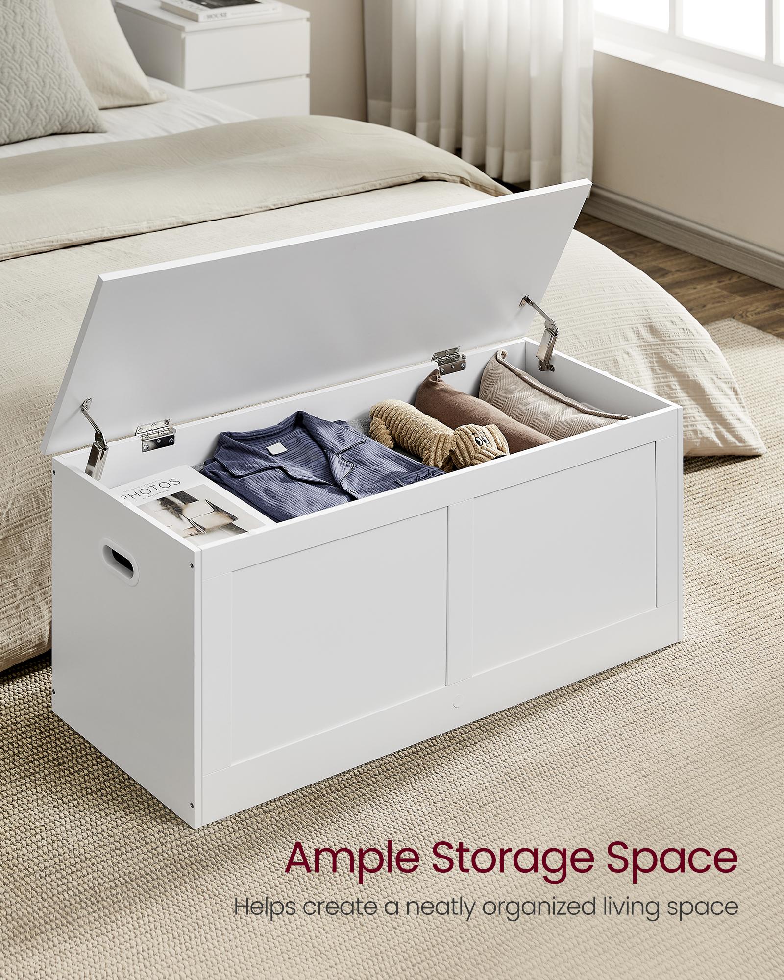 Storage Chest with 2 Safety Hinges