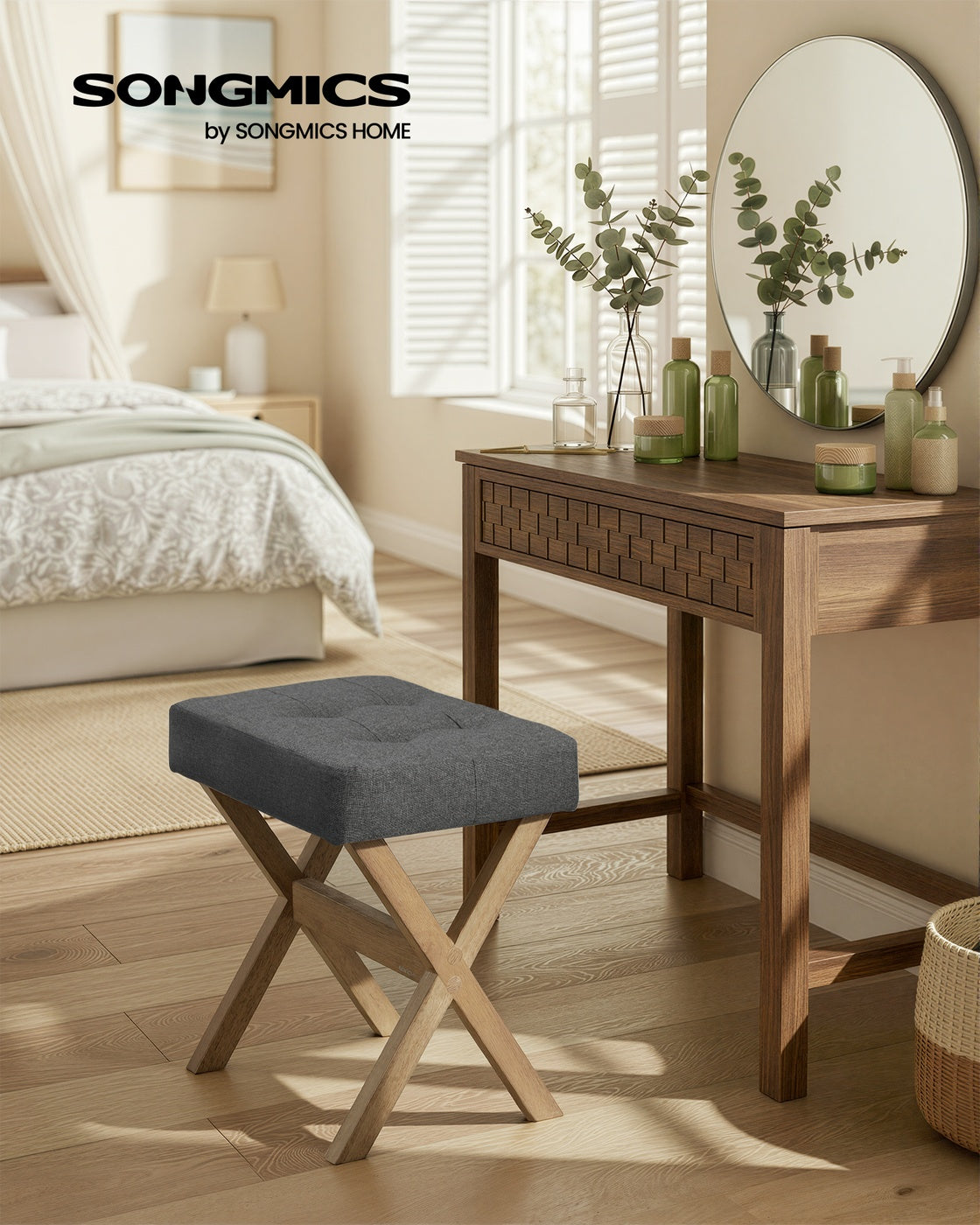 Padded Makeup Stool
