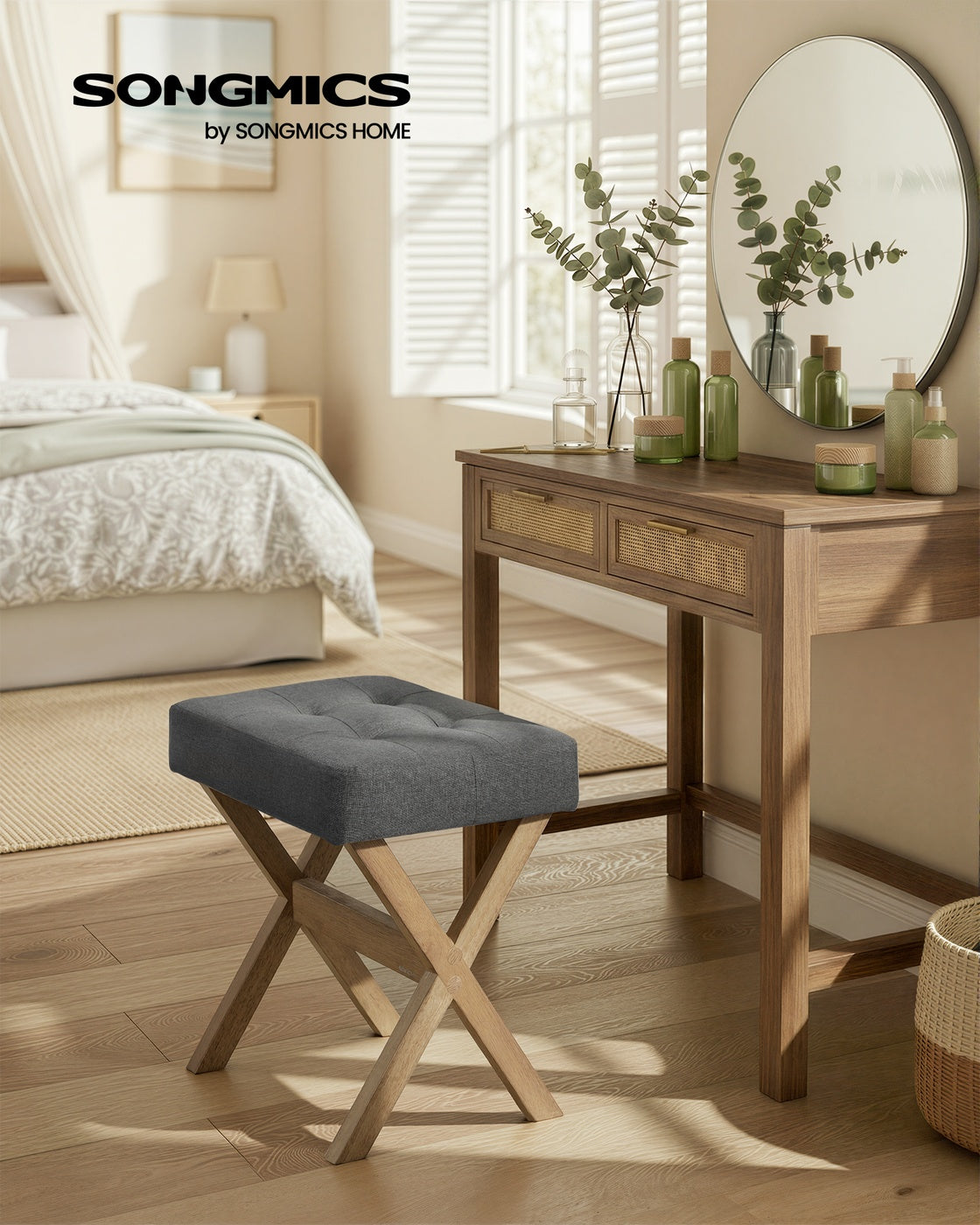Padded Makeup Stool