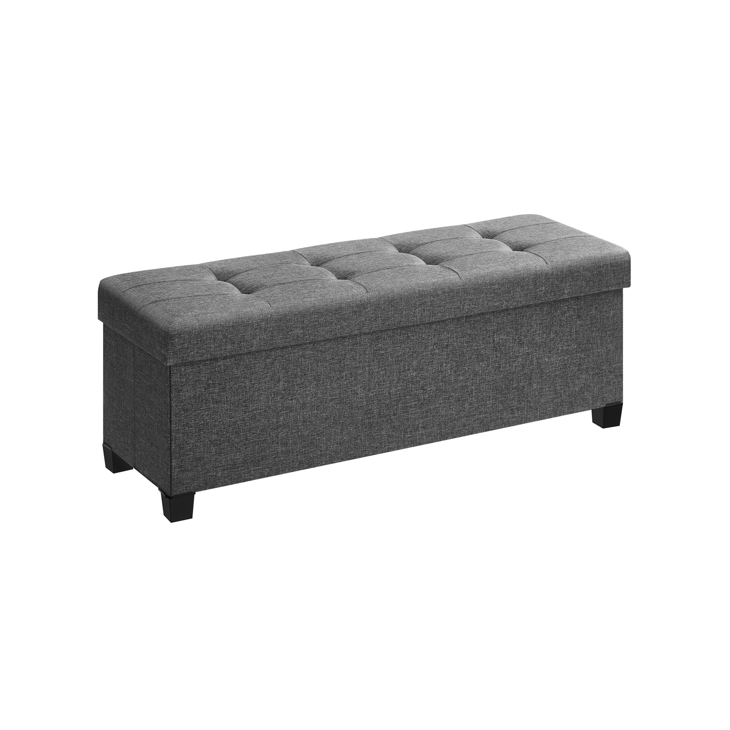 Storage Ottoman Bench - Dark Gray
