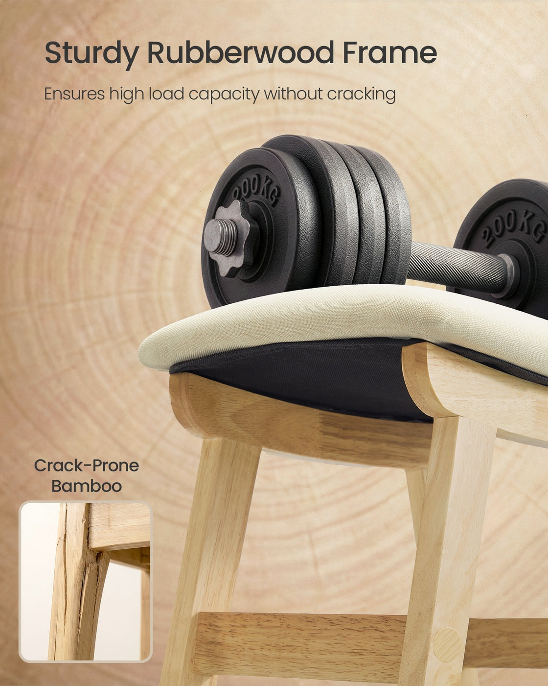 Padded Foot Stool Ottoman