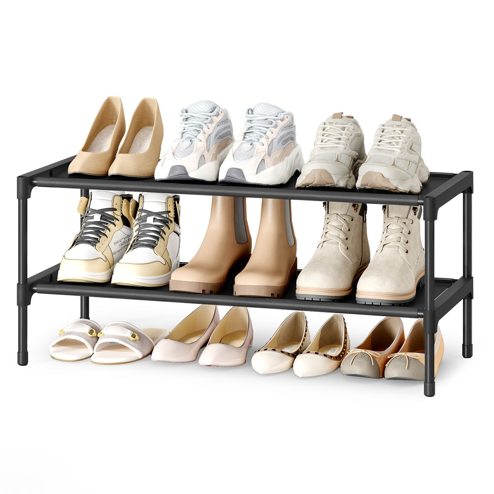 Small 2-Tier Shoe Rack