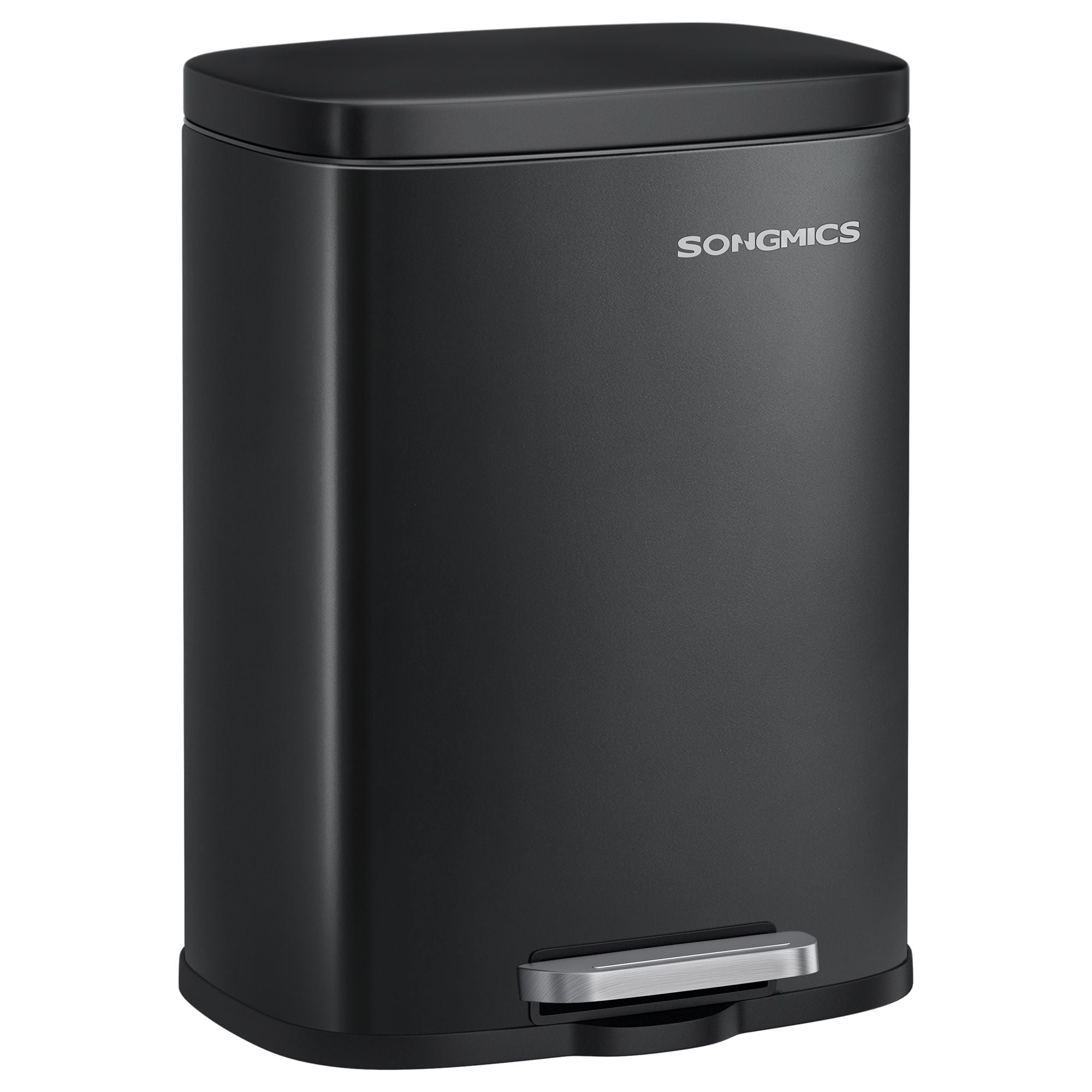 Stainless Steel Trash Can - Smoky Black