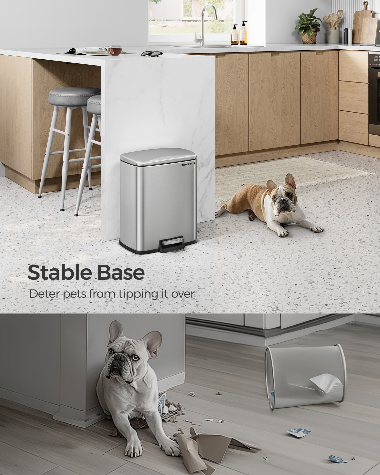 5.2-Gallon Step Trash Can