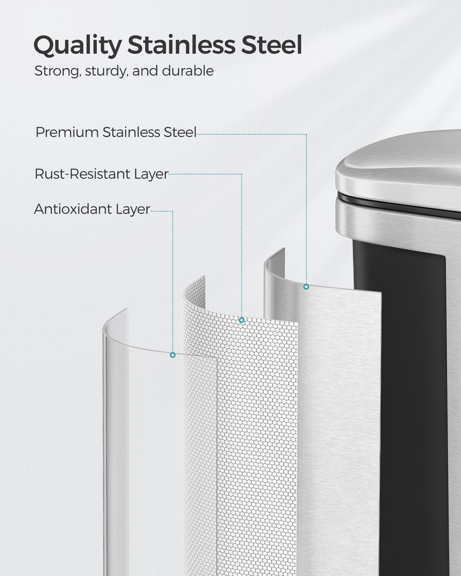 5.2-Gallon Step Trash Can