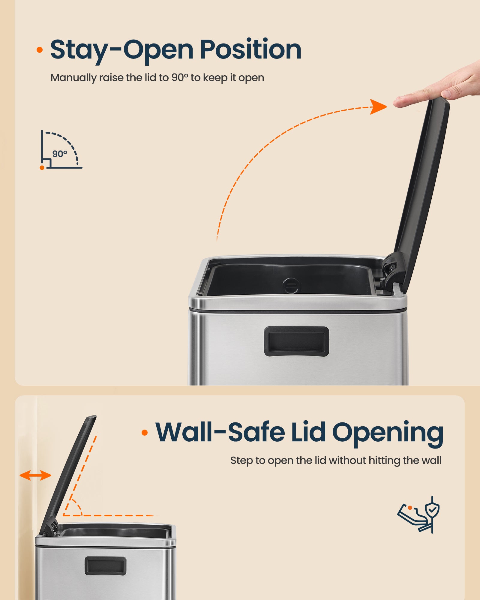 13-Gallon Trash Can