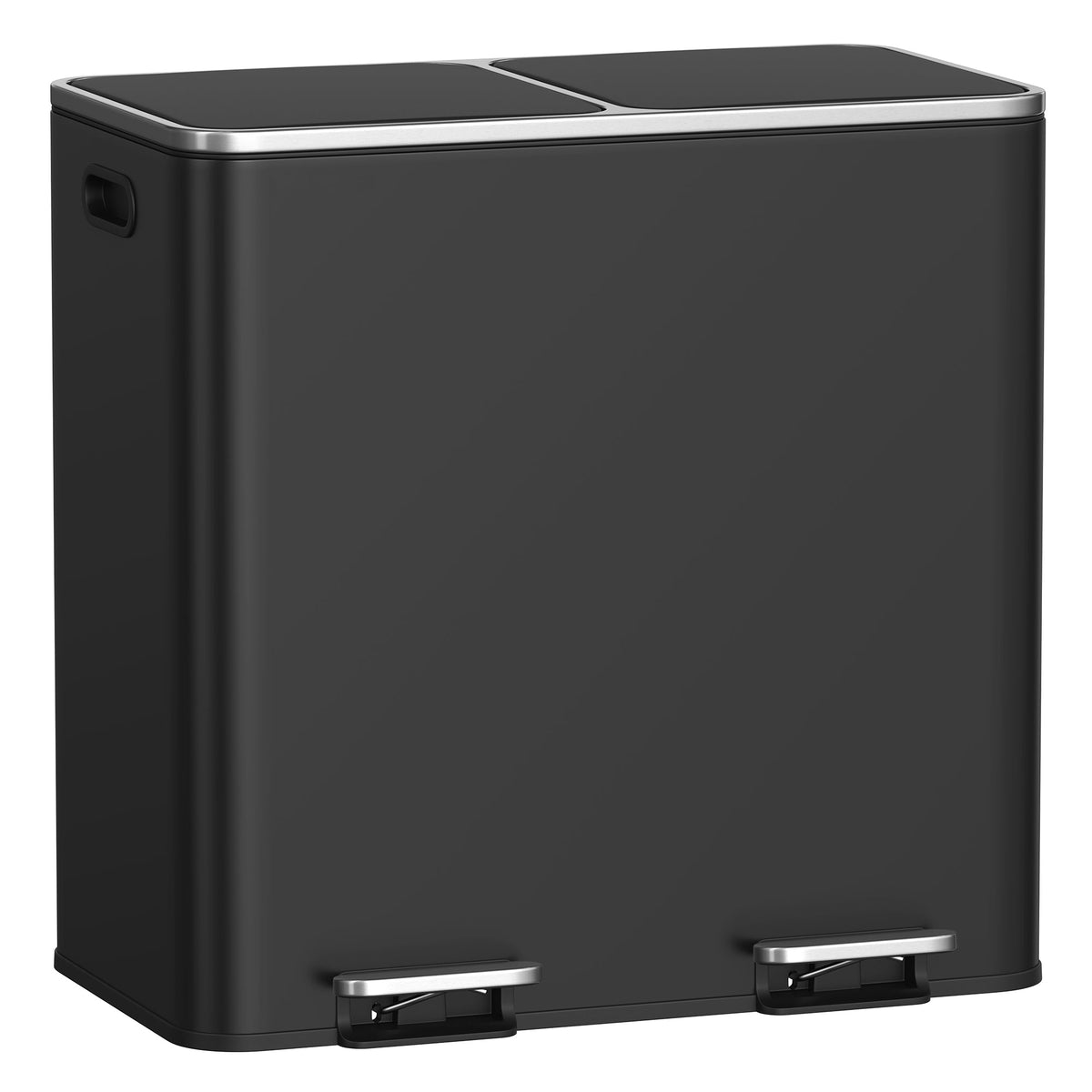 Trash Can - 2 Compartments - For Kitchen