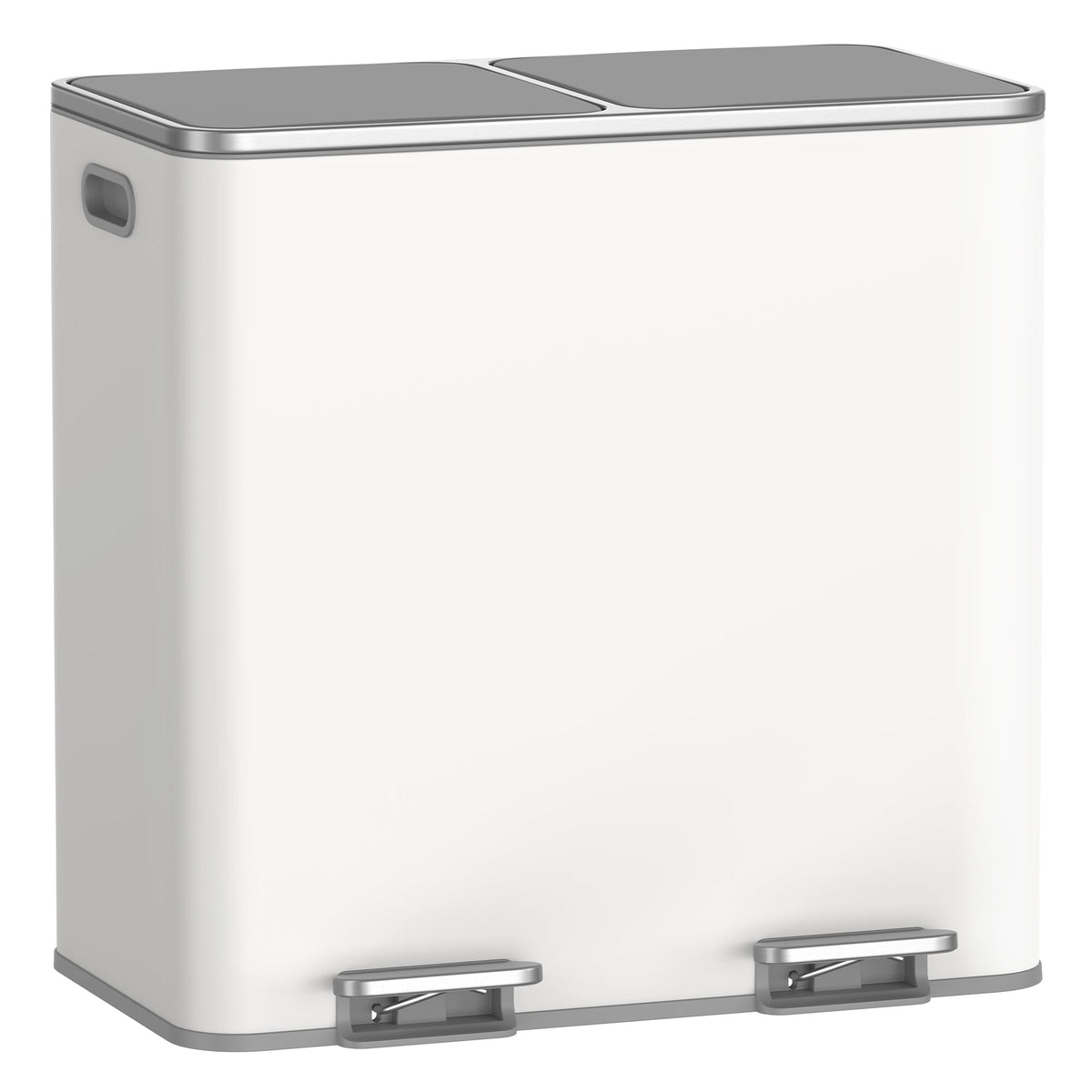 Trash Can - 2 Compartments - For Kitchen