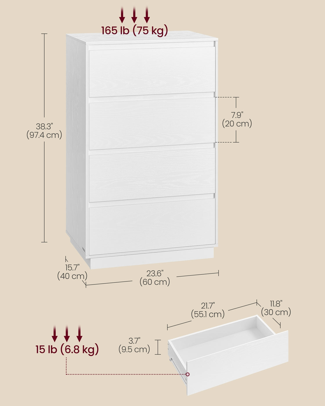 4-Drawer Dresser
