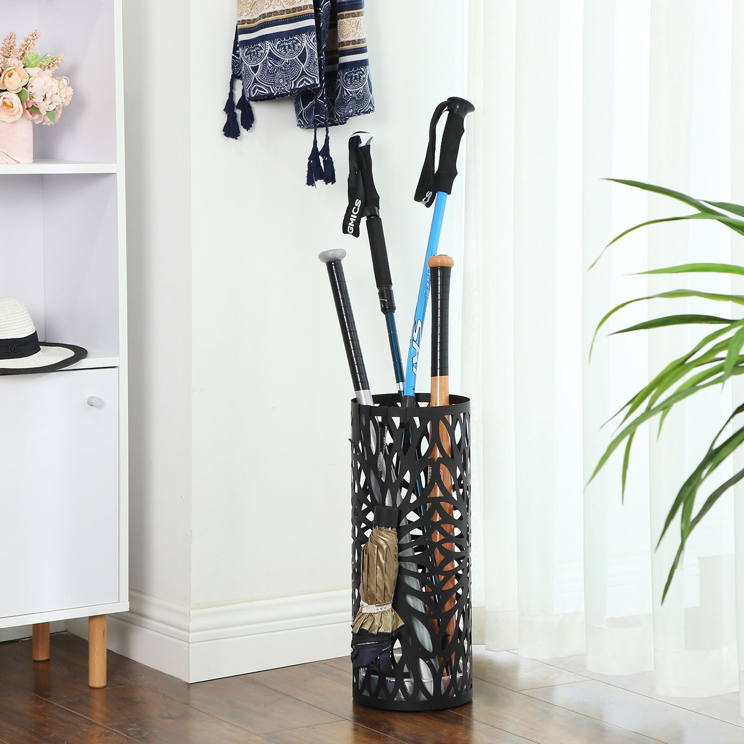 Steel Round Umbrella Stand for Canes Walking Sticks