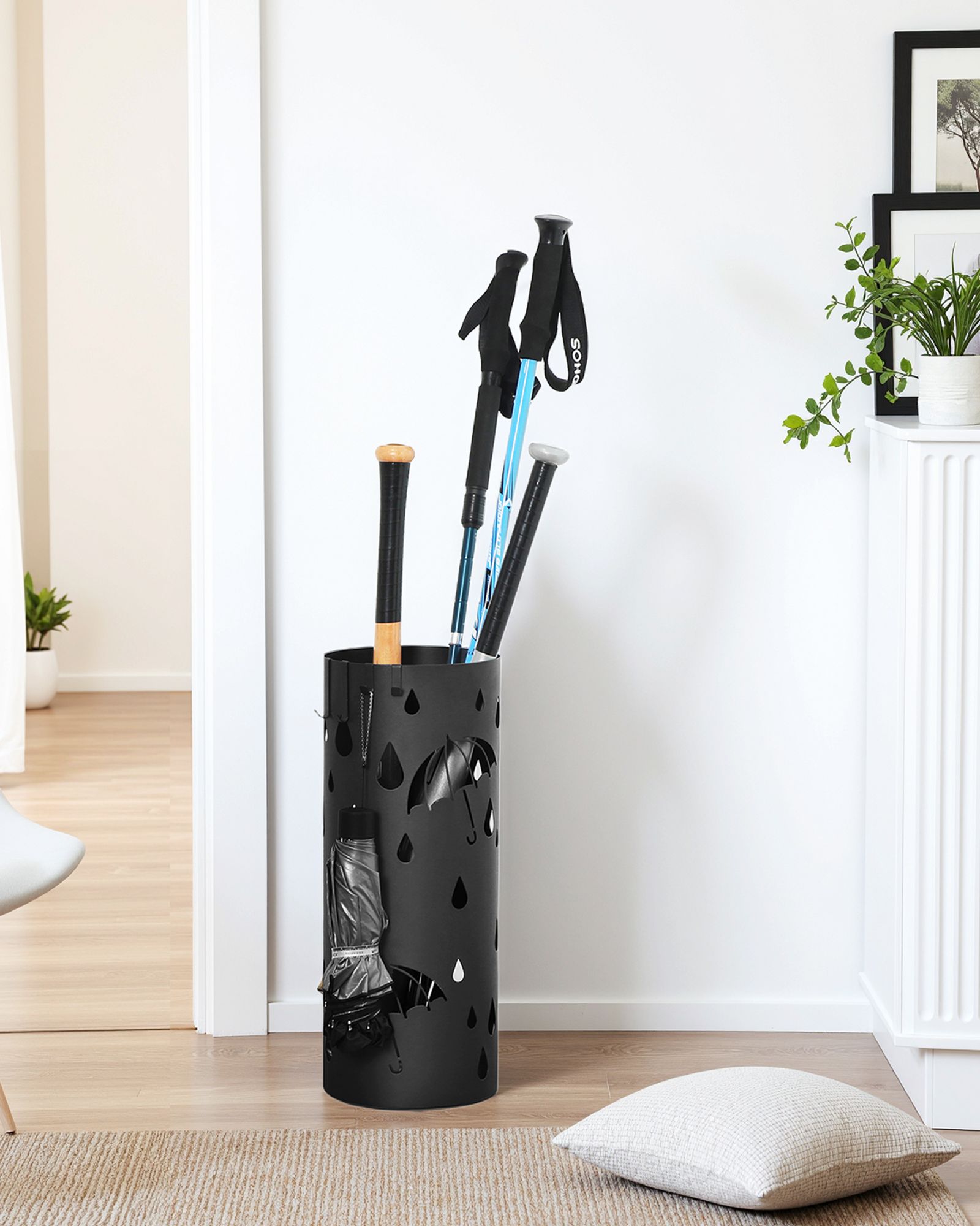 Umbrella Stand - Metal Umbrella Holder for Entryway
