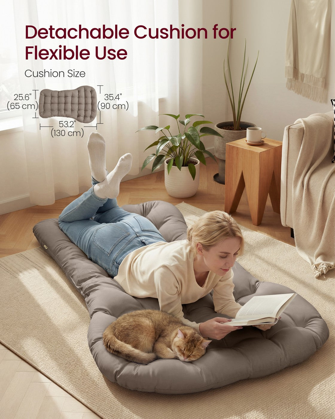 Steel Rocking Papasan Chair - Deep Cushioned Seat - Patio and Indoor Use