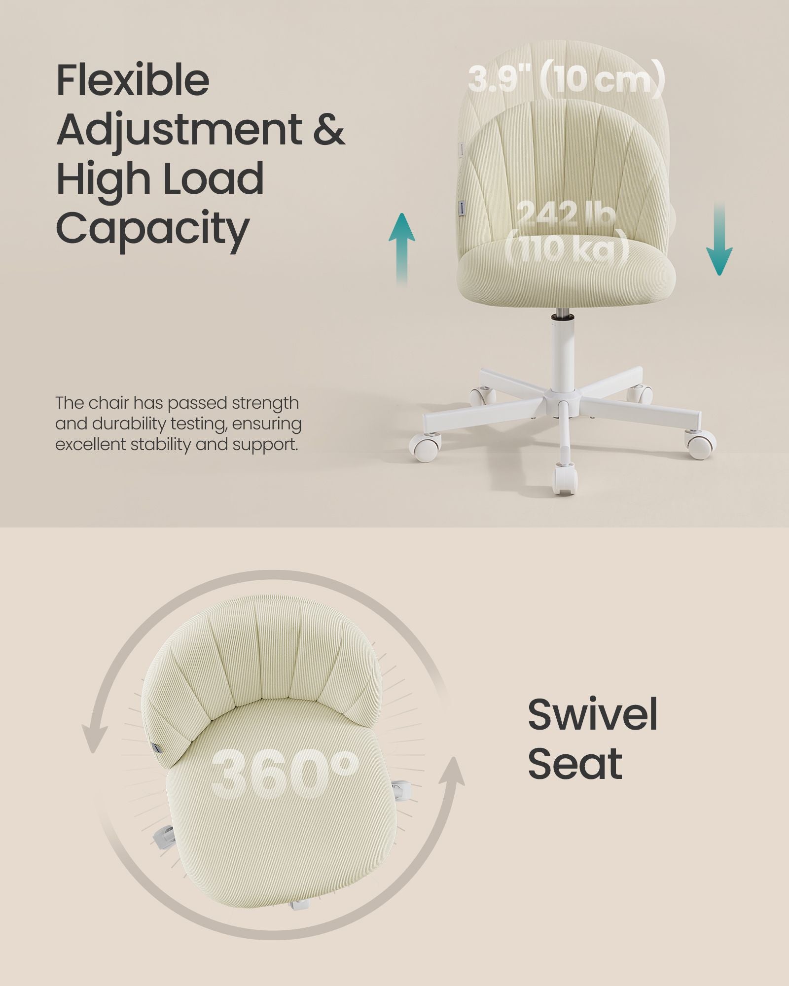 Office Chair - Beige