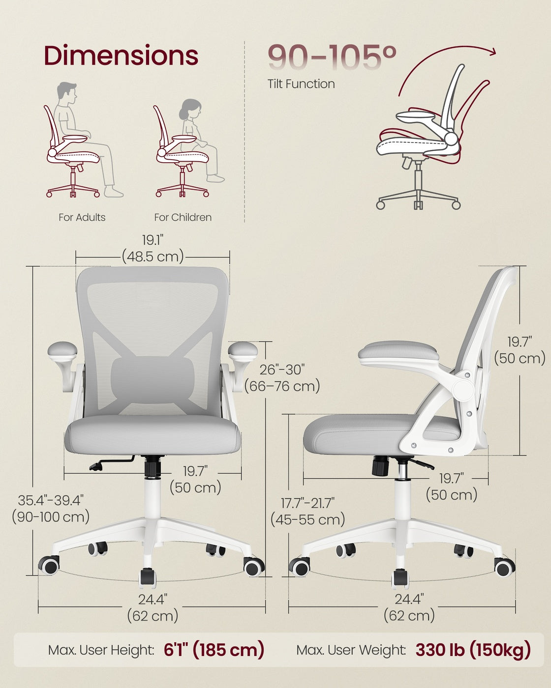 Ergonomic Mesh Office Chair