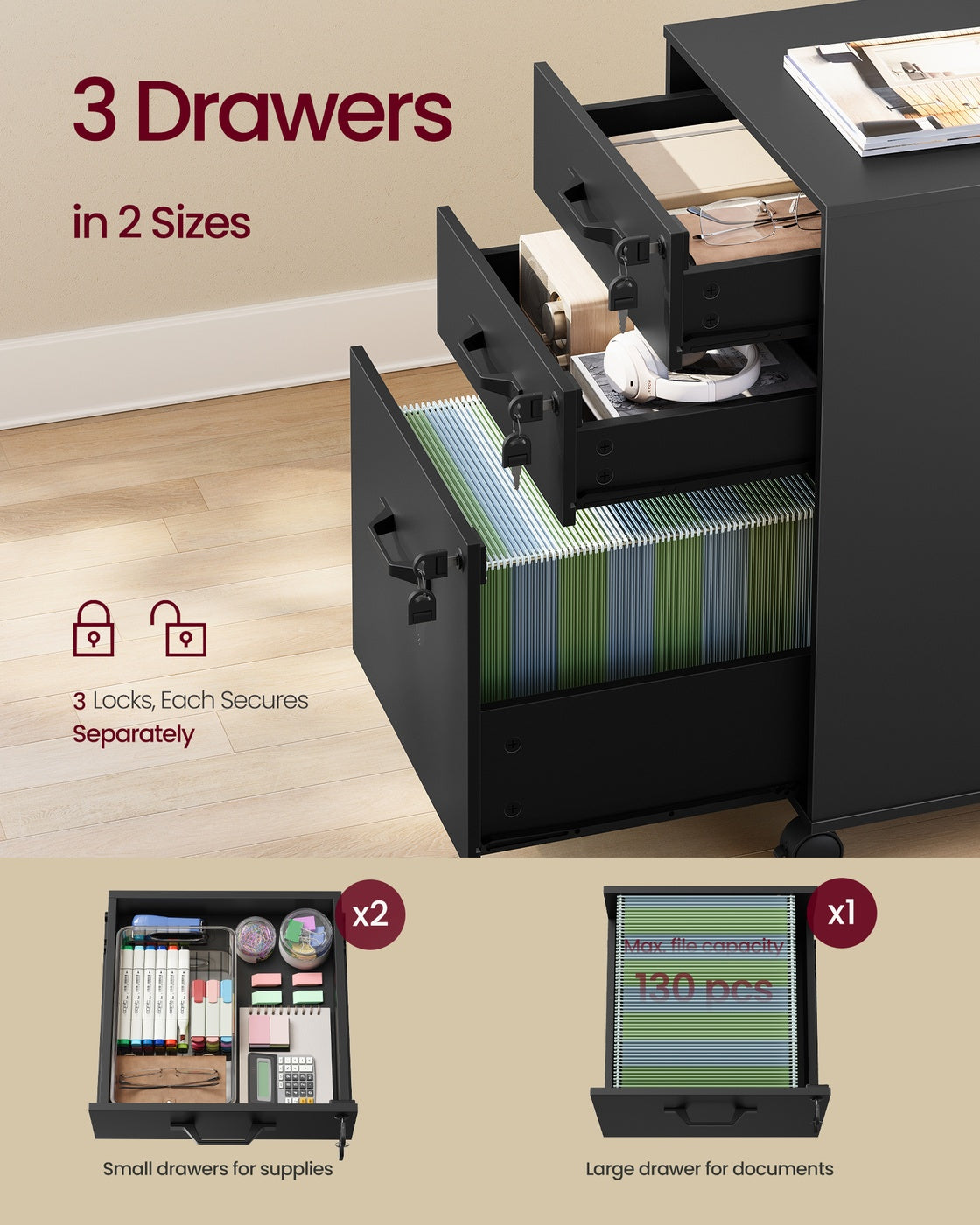 Mobile File Cabinet