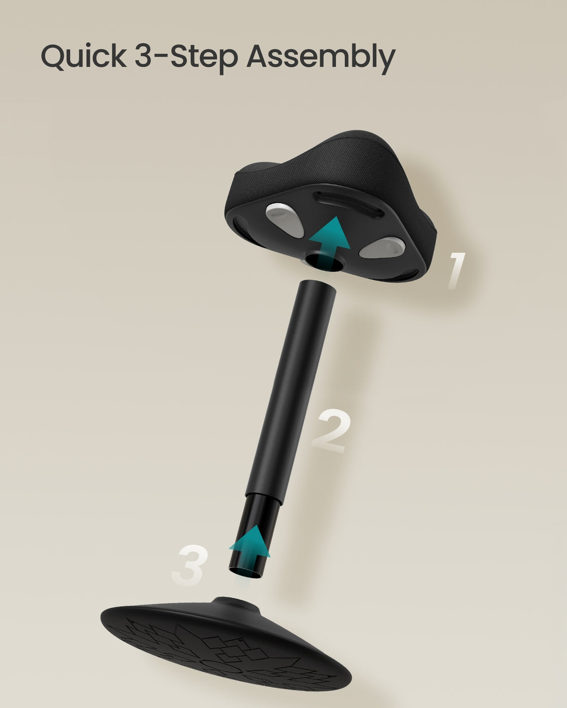 Adjustable Standing Desk Chair - Saddle Seat - Tall Active Stool