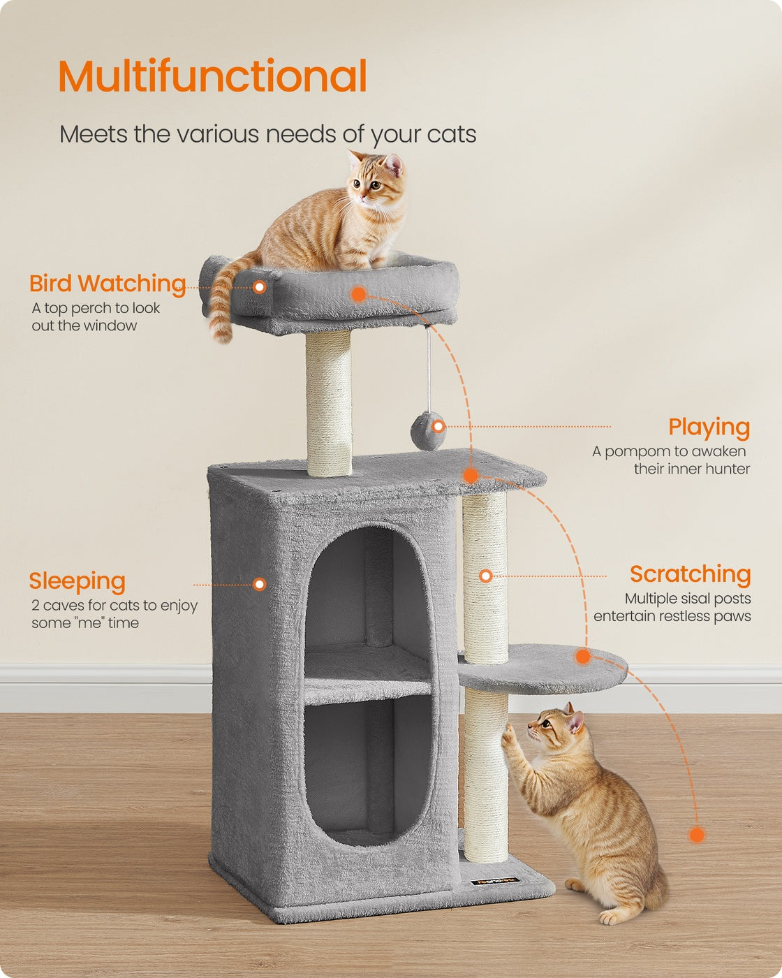 Small Cat Tree Tower