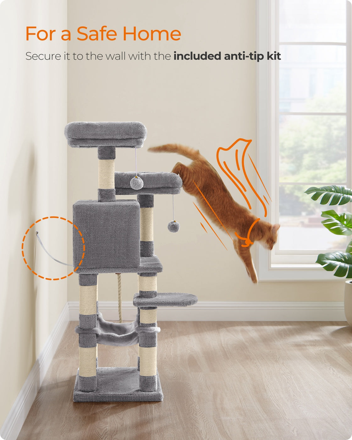 Multi-Level Cat Tower