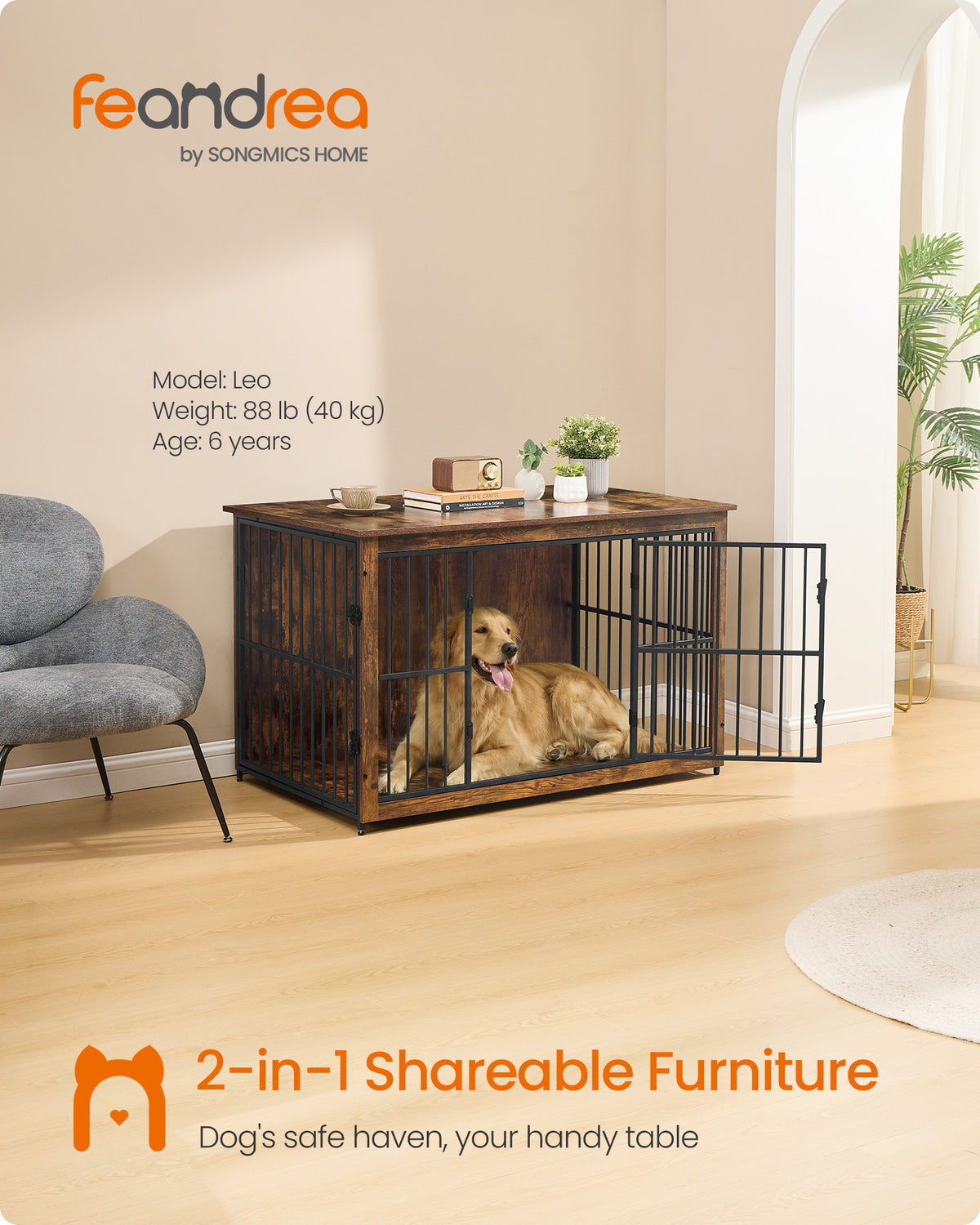 Wooden Dog Crate Furniture
