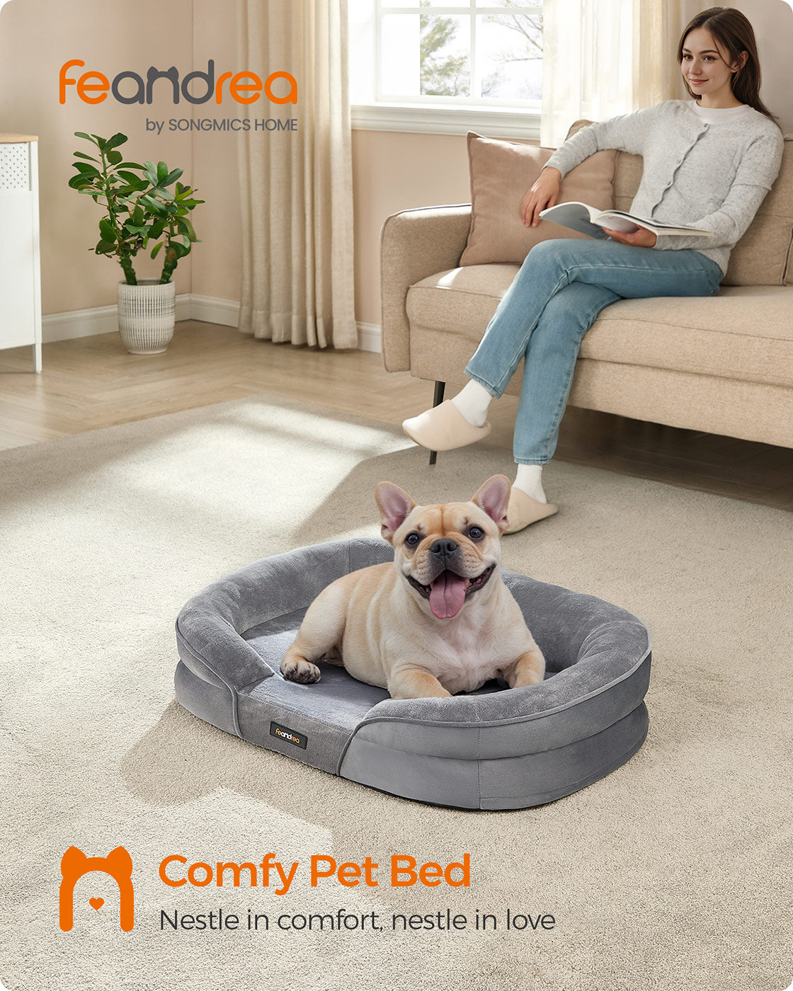 Dog Bed - Light Gray