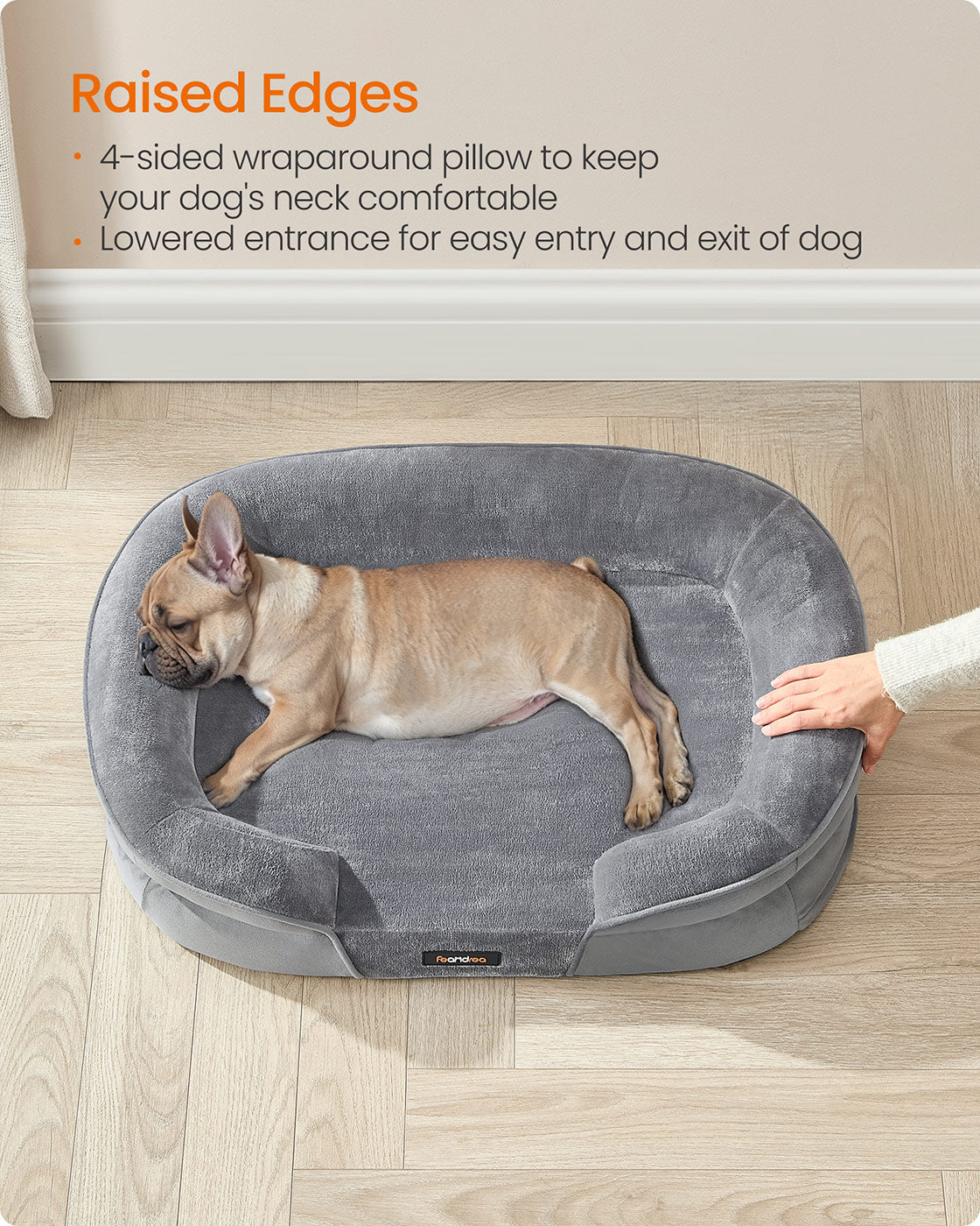 Dog Bed - Light Gray