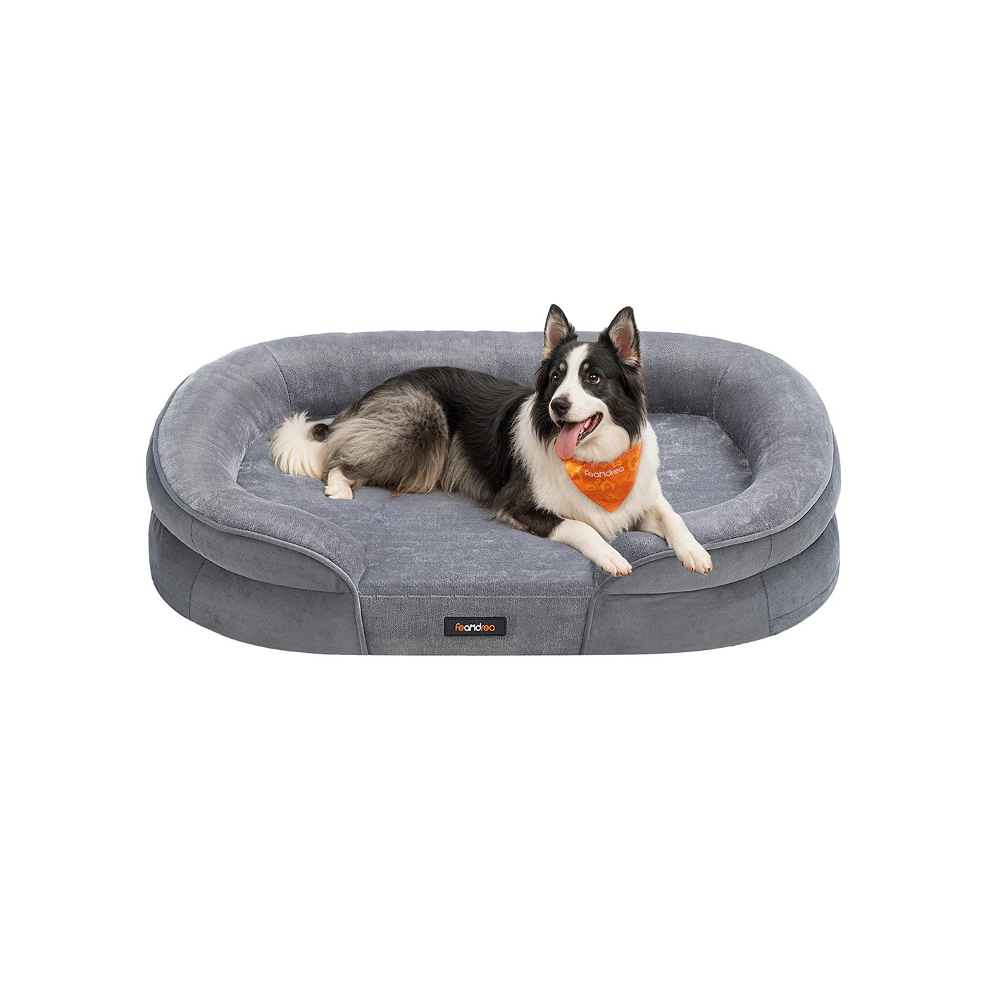 Dog Bed - Light Gray - 36"L x 27"W x 7"H