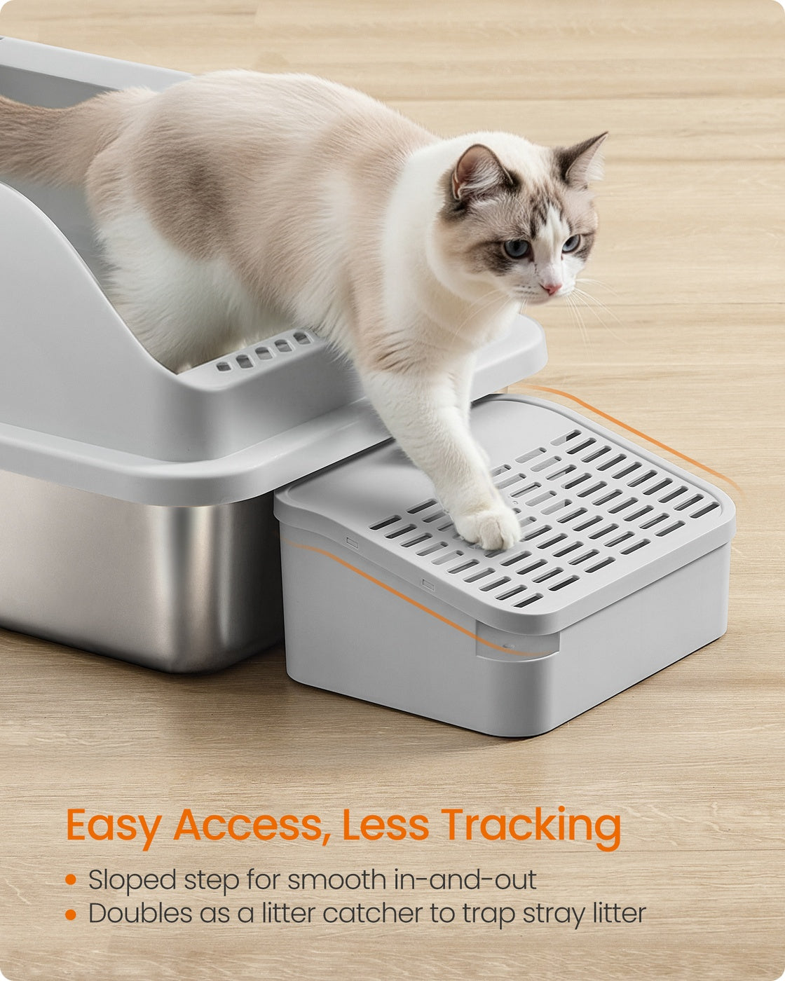 Stainless Steel Cat Litter Box