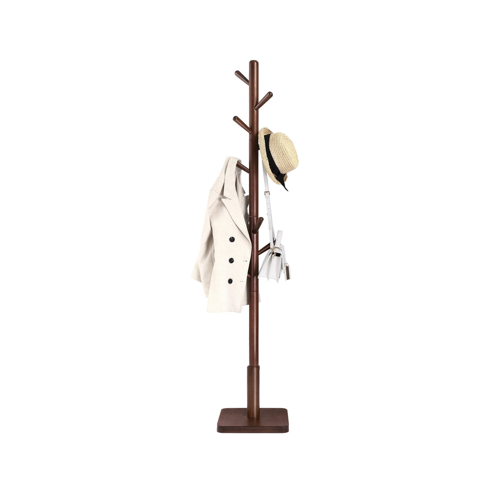 Freestanding Hall Tree - Dark Walnut