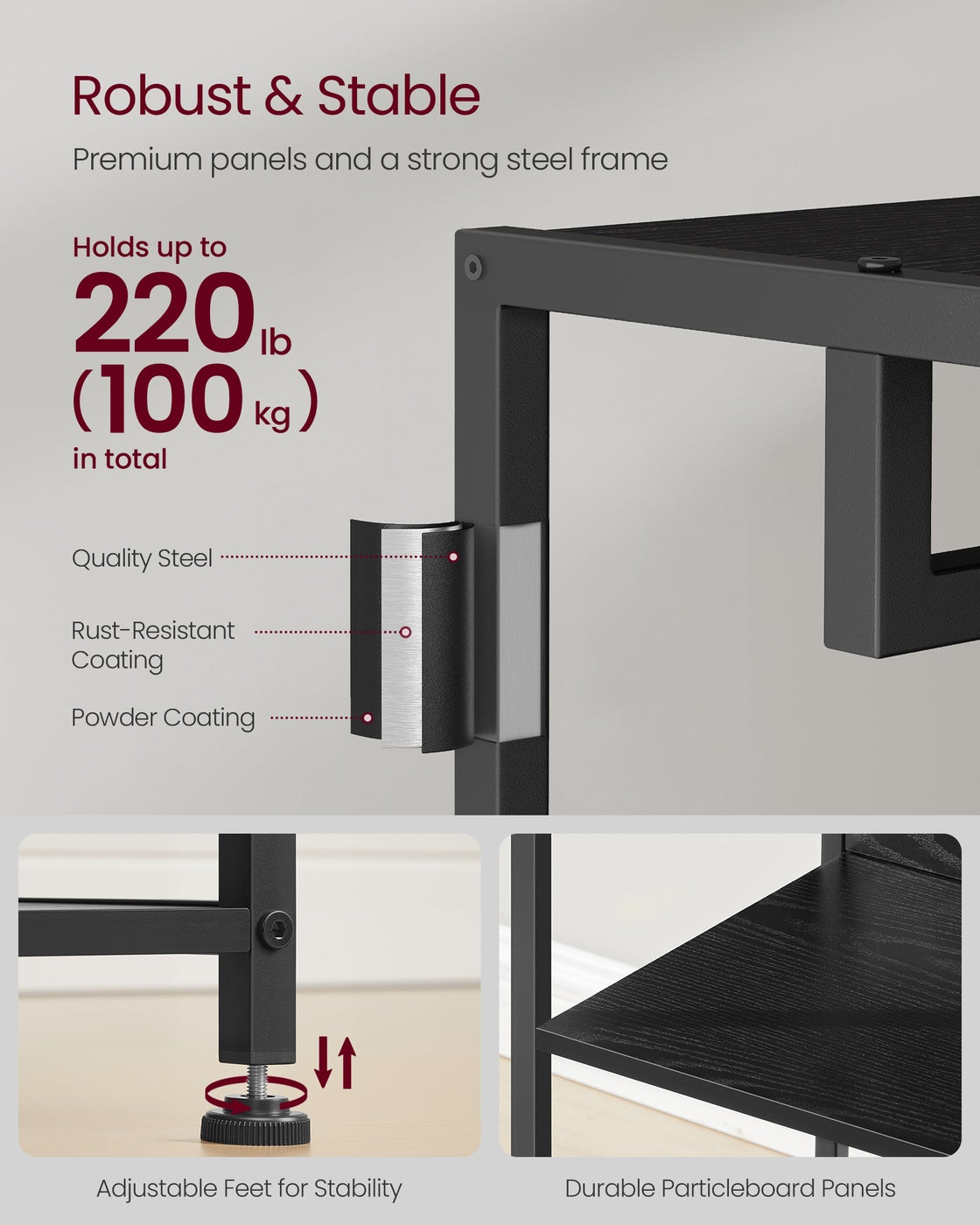 Freestanding Hall Tree - 71 Inch - Shelves And Hanging Rail