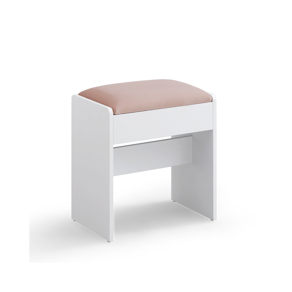 Velvet Vanity Stool With Storage