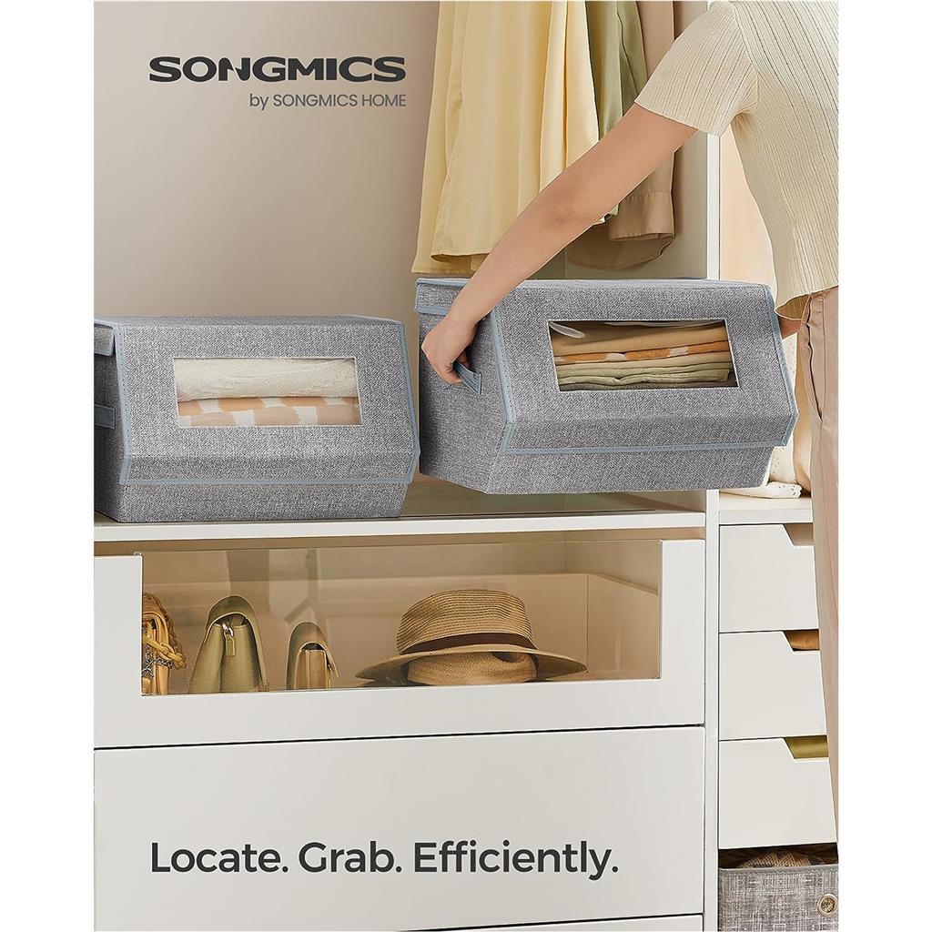 Stackable Storage Bins - Set of 2