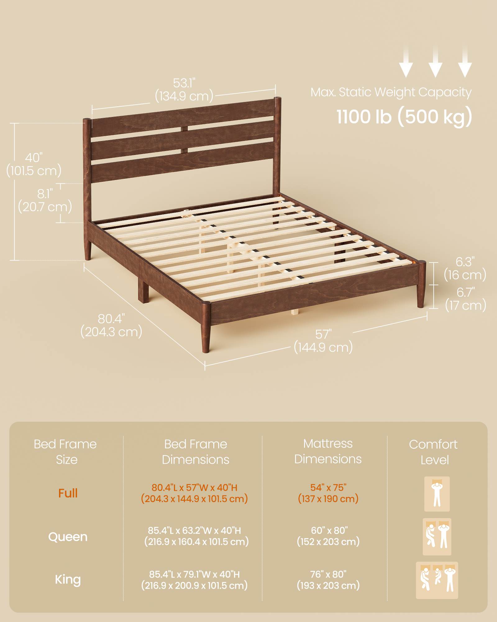 Full Bed Frame