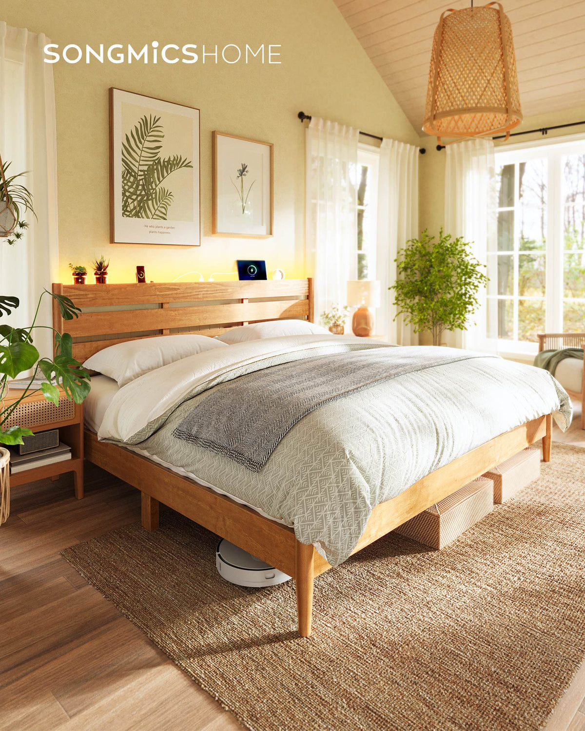 Queen Bed Frame - With Headboard