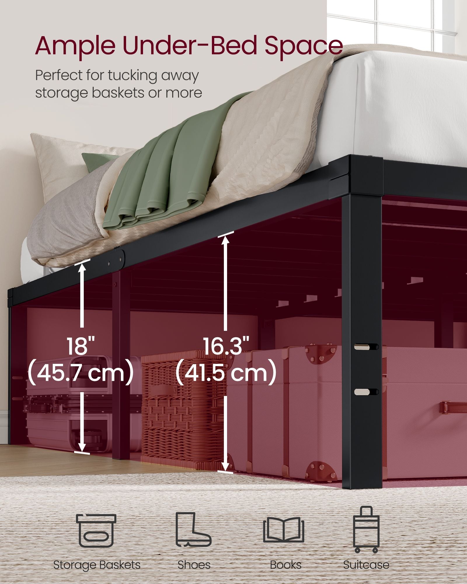 Full Metal Bed Frame