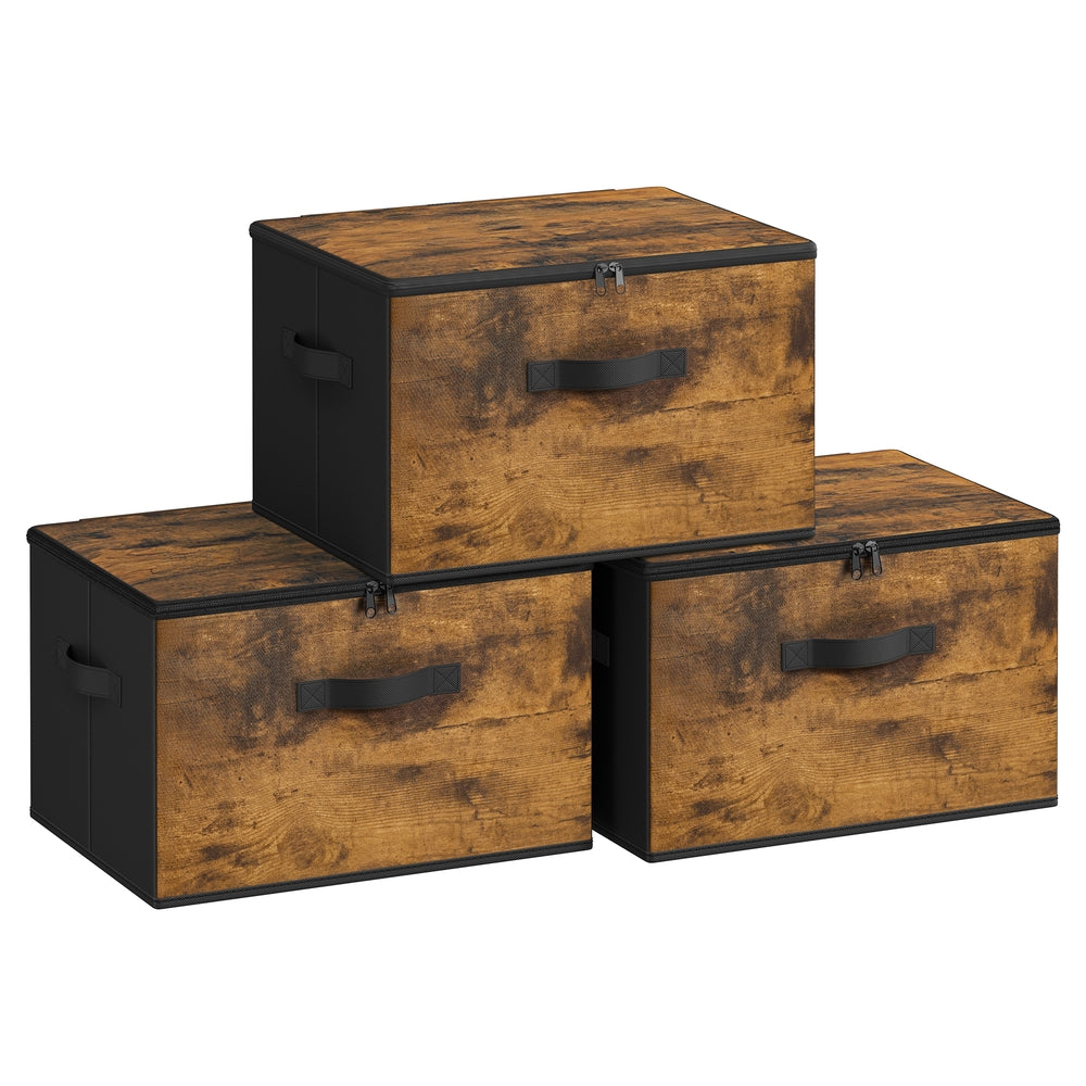 Foldable Storage Boxes With Lids