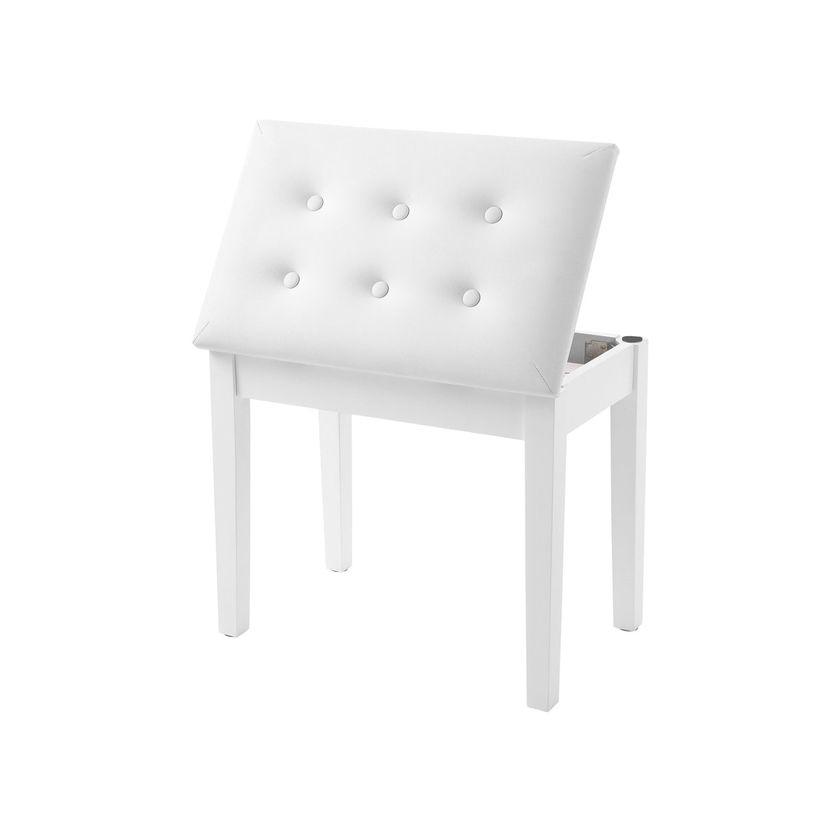 Piano Bench - Padded Cushion - Storage Compartment - For Music Books