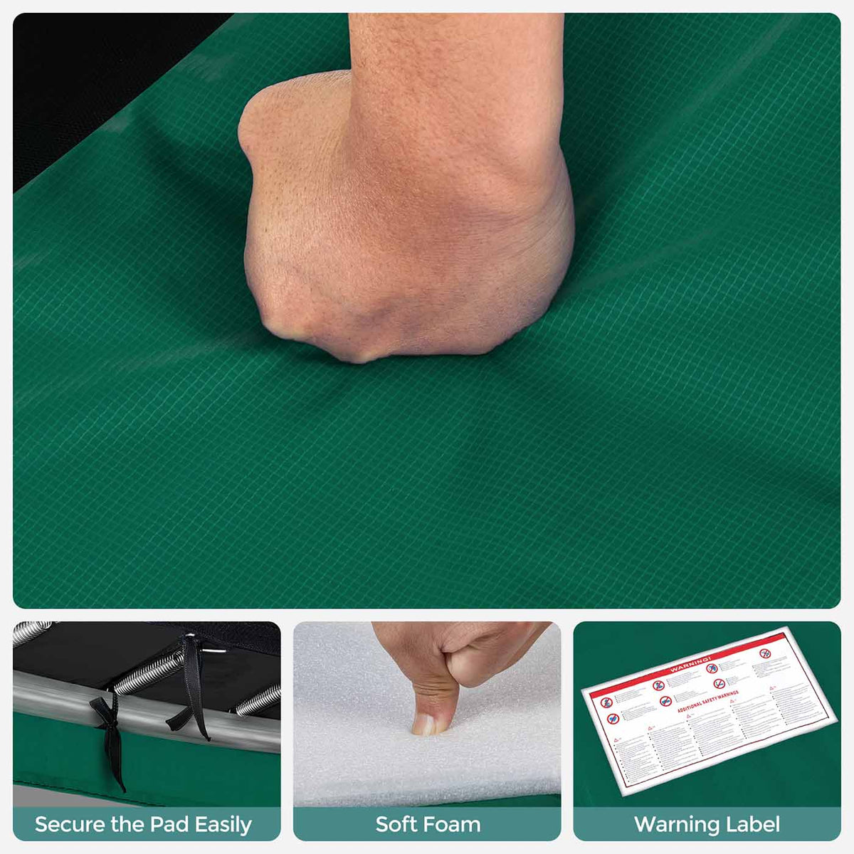 Replacement Trampoline Safety Pad - 12 ft - Removable