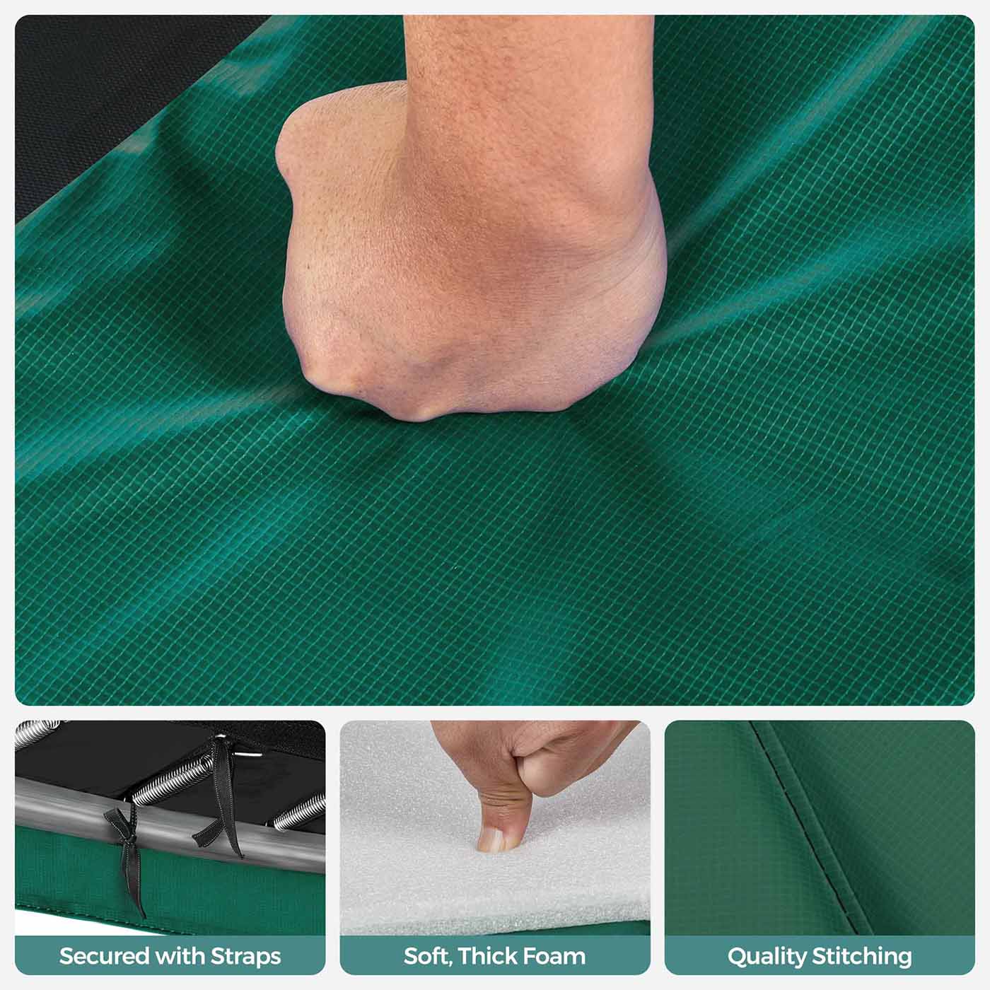 14ft Replacement Trampoline Safety Pad - Dark Green